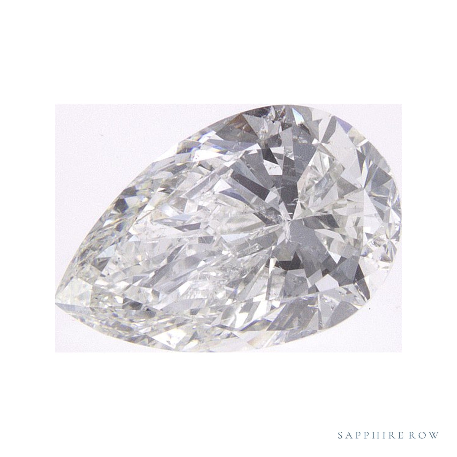 1.50 ct natural diamond, pear cut | Sapphire Row · cut4