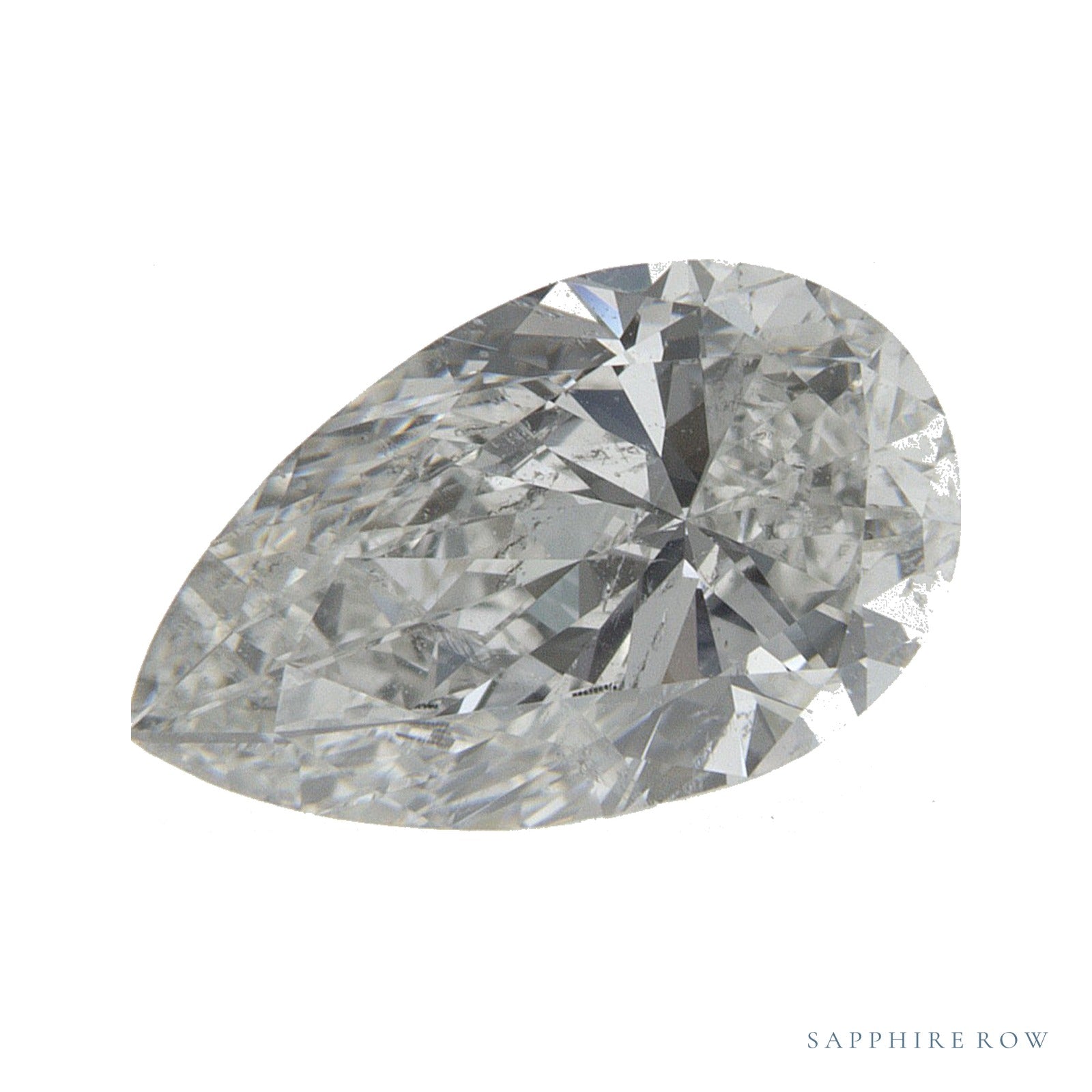 1.50 ct natural diamond, pear cut | Sapphire Row · cut4
