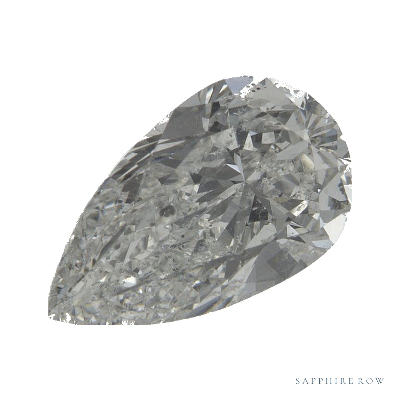 1.50 ct natural diamond, pear cut | Sapphire Row · cut4