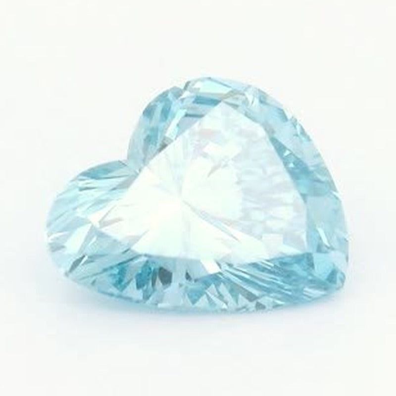 1.50 ct lab-grown fancy vivid blue diamond, heart cut | Sapphire Row · cut7