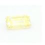 1.50 ct lab-grown fancy vivid yellow diamond, emerald cut | Sapphire Row · cut7