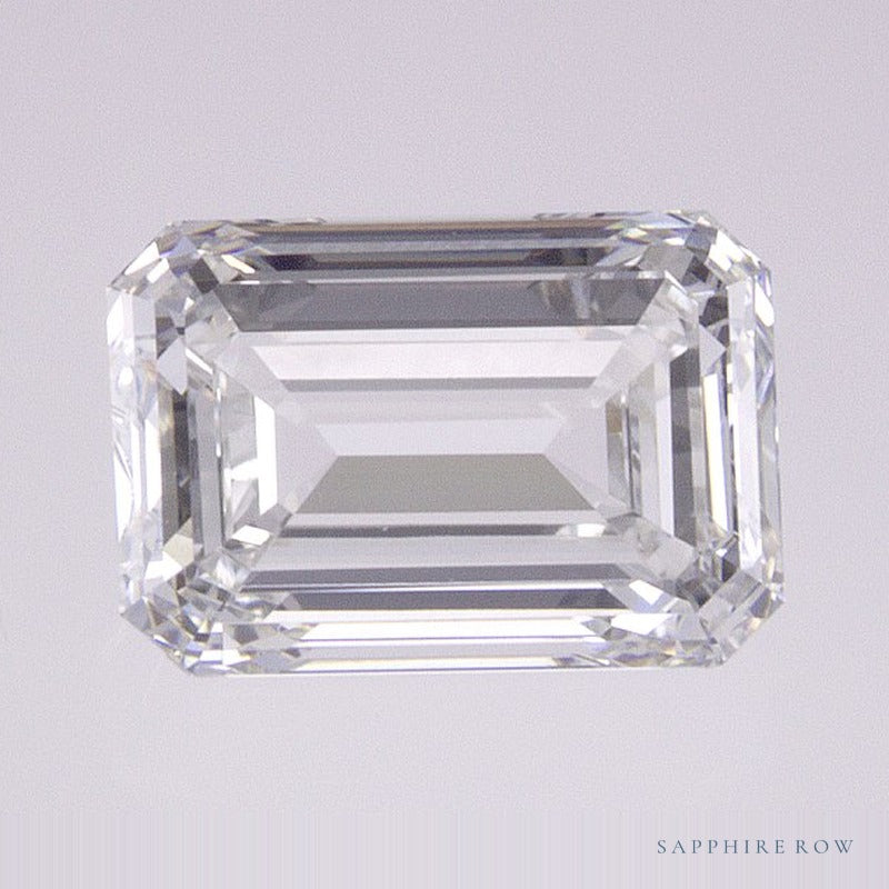 1.50 ct lab-grown diamond, emerald cut | Sapphire Row · cut6