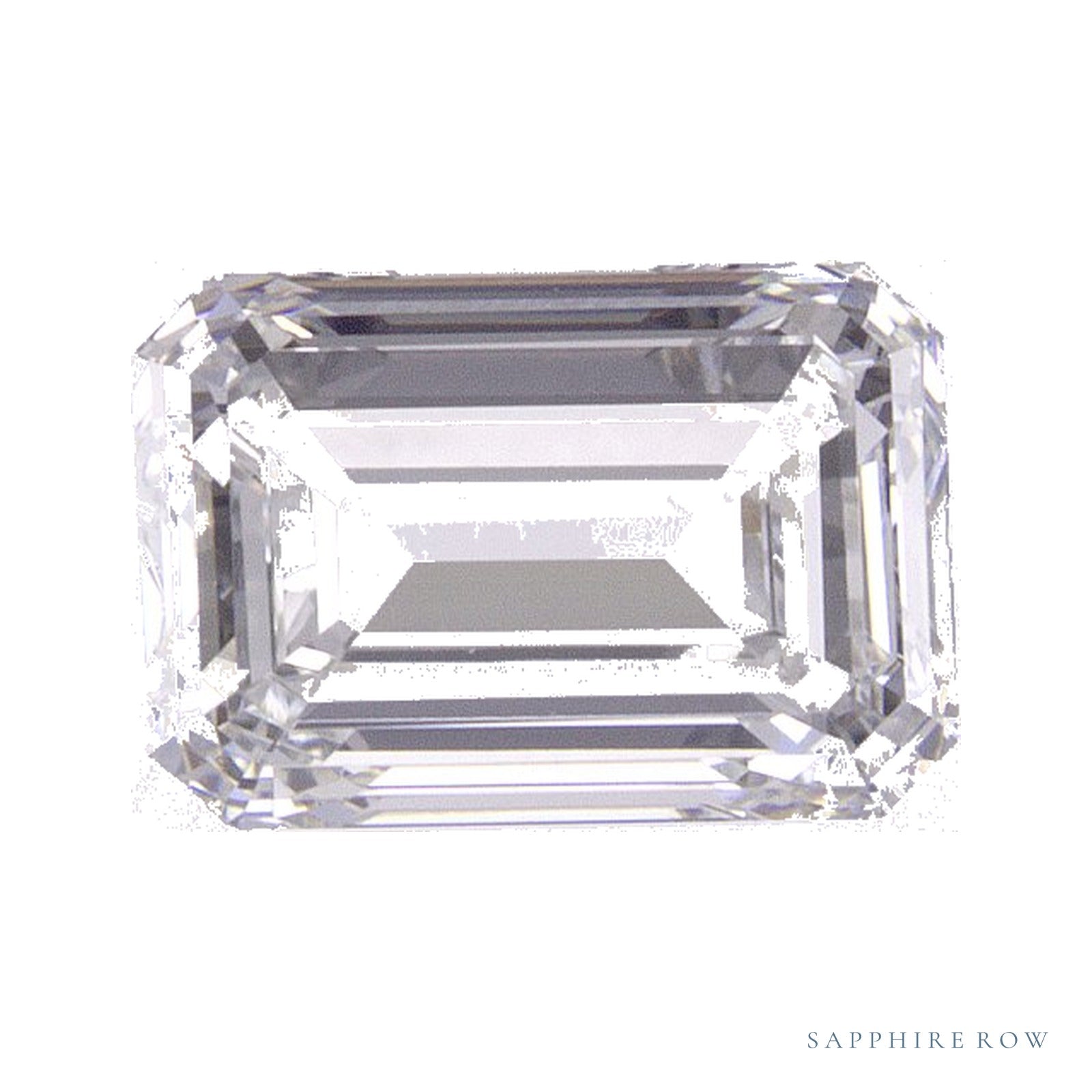 1.50 ct lab-grown diamond, emerald cut | Sapphire Row · cut4