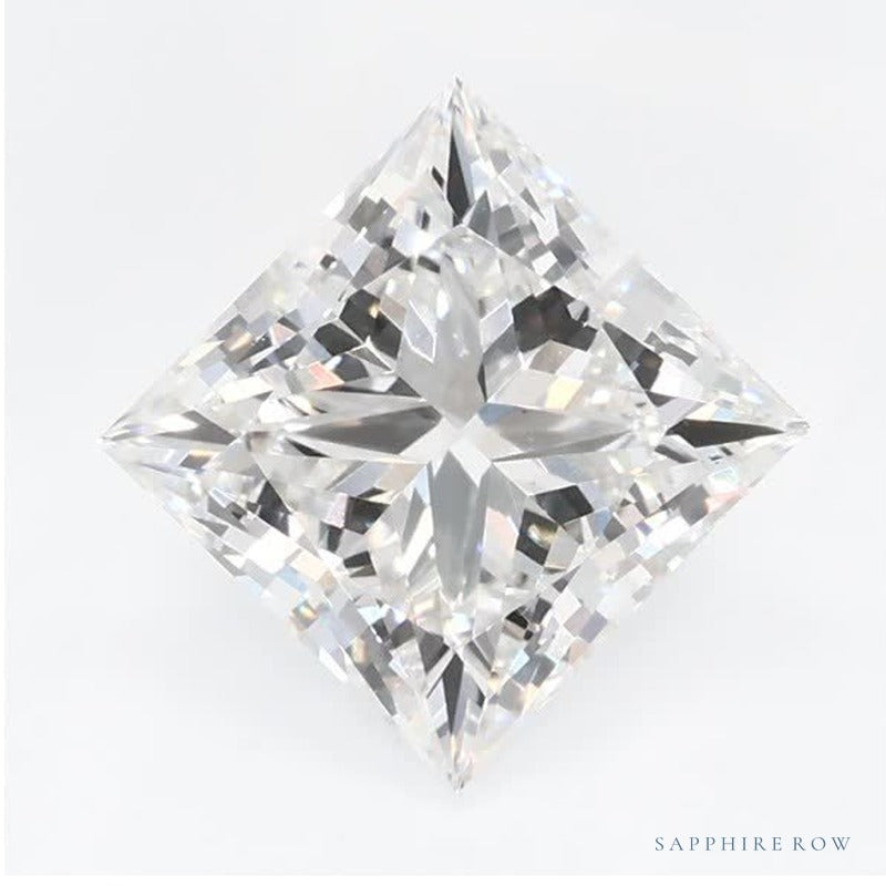 1.50 ct lab-grown diamond, square cut | Sapphire Row · cut7