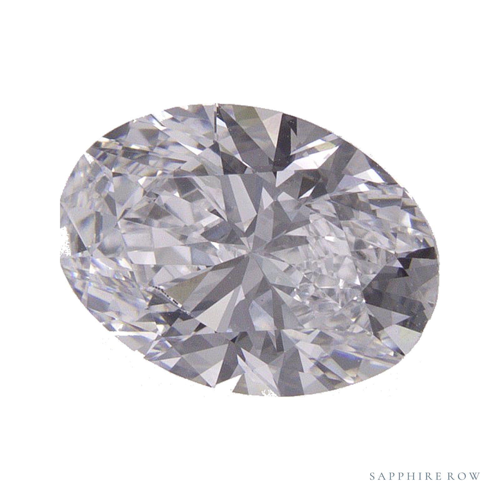 1.49 ct lab-grown diamond, oval cut | Sapphire Row · cut4