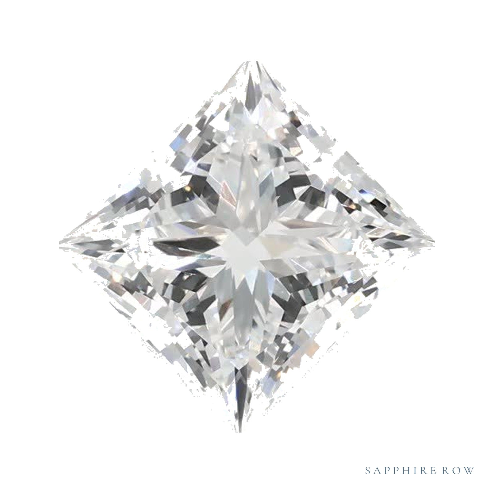 1.49 ct lab-grown diamond, square cut | Sapphire Row · cut4
