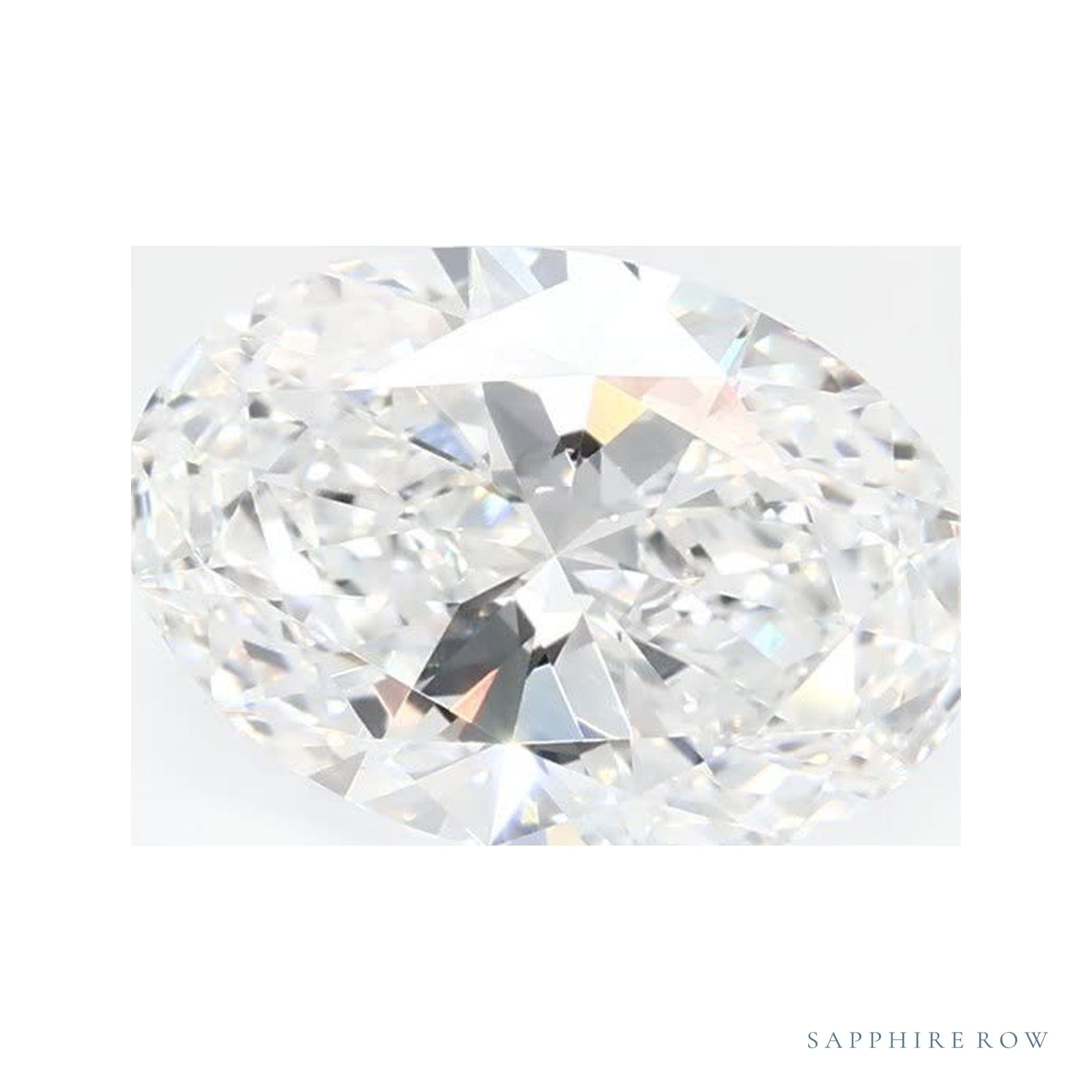 1.48 ct lab-grown diamond, oval cut | Sapphire Row · cut4