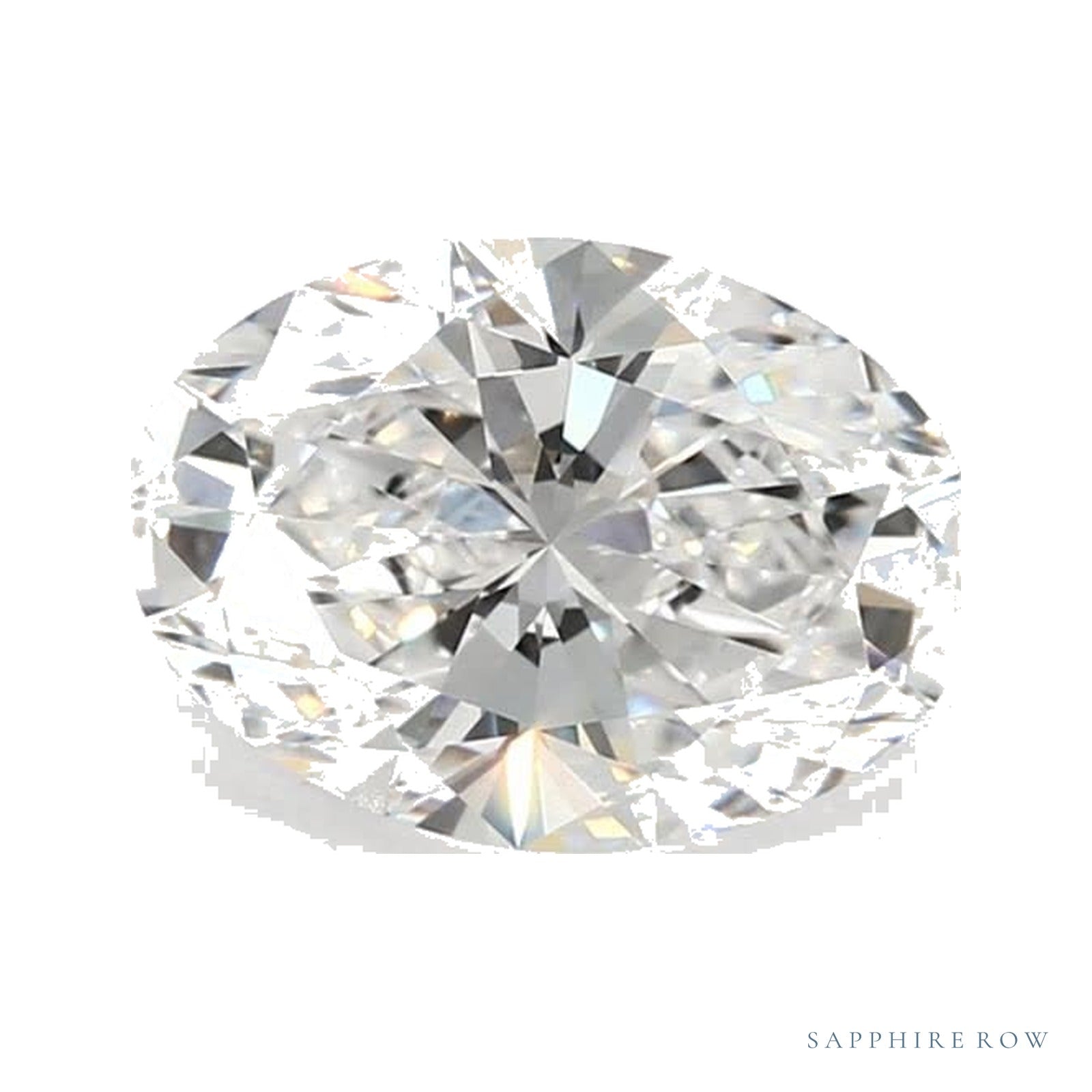 1.47 ct lab-grown diamond, oval cut | Sapphire Row · cut4