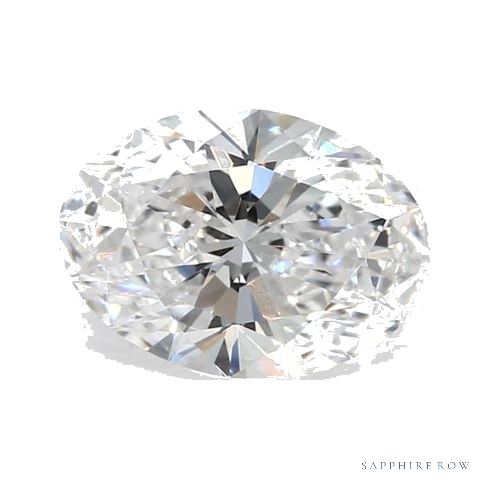 1.47 ct lab-grown diamond, oval cut | Sapphire Row · cut4