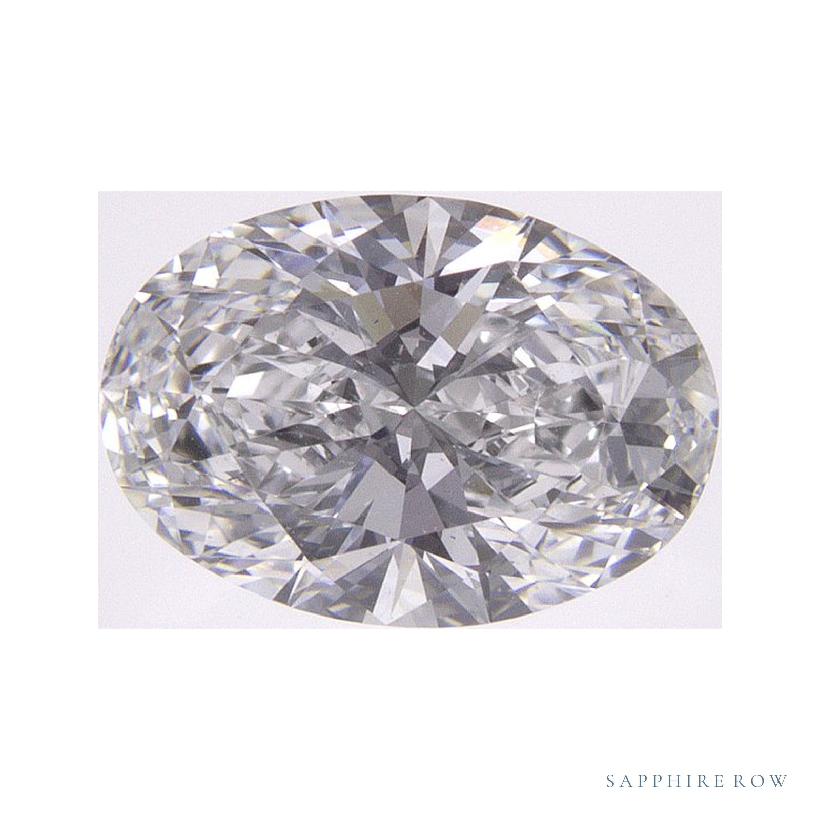 1.46 ct lab-grown diamond, oval cut | Sapphire Row · cut4