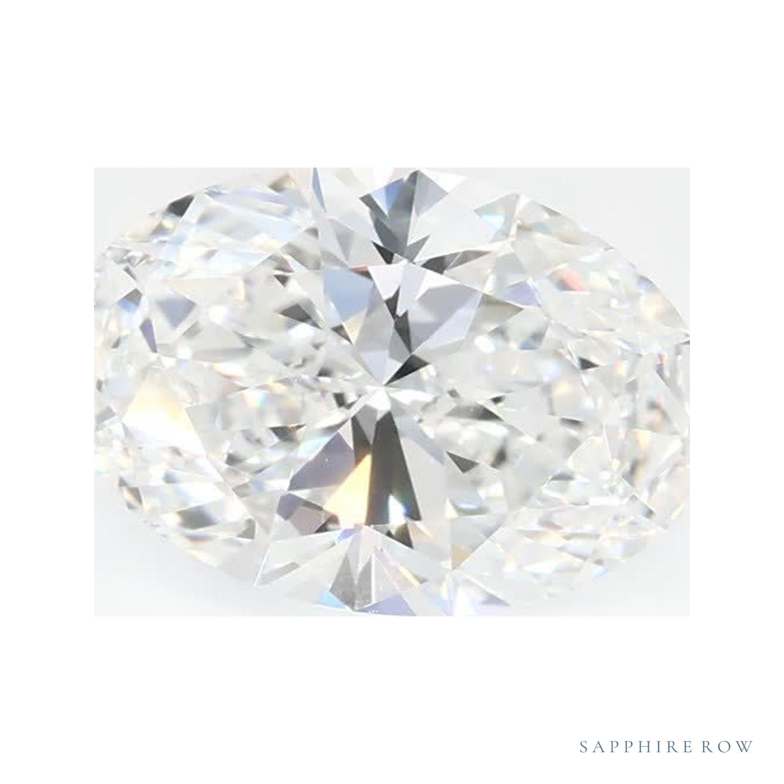 1.46 ct lab-grown diamond, oval cut | Sapphire Row · cut4