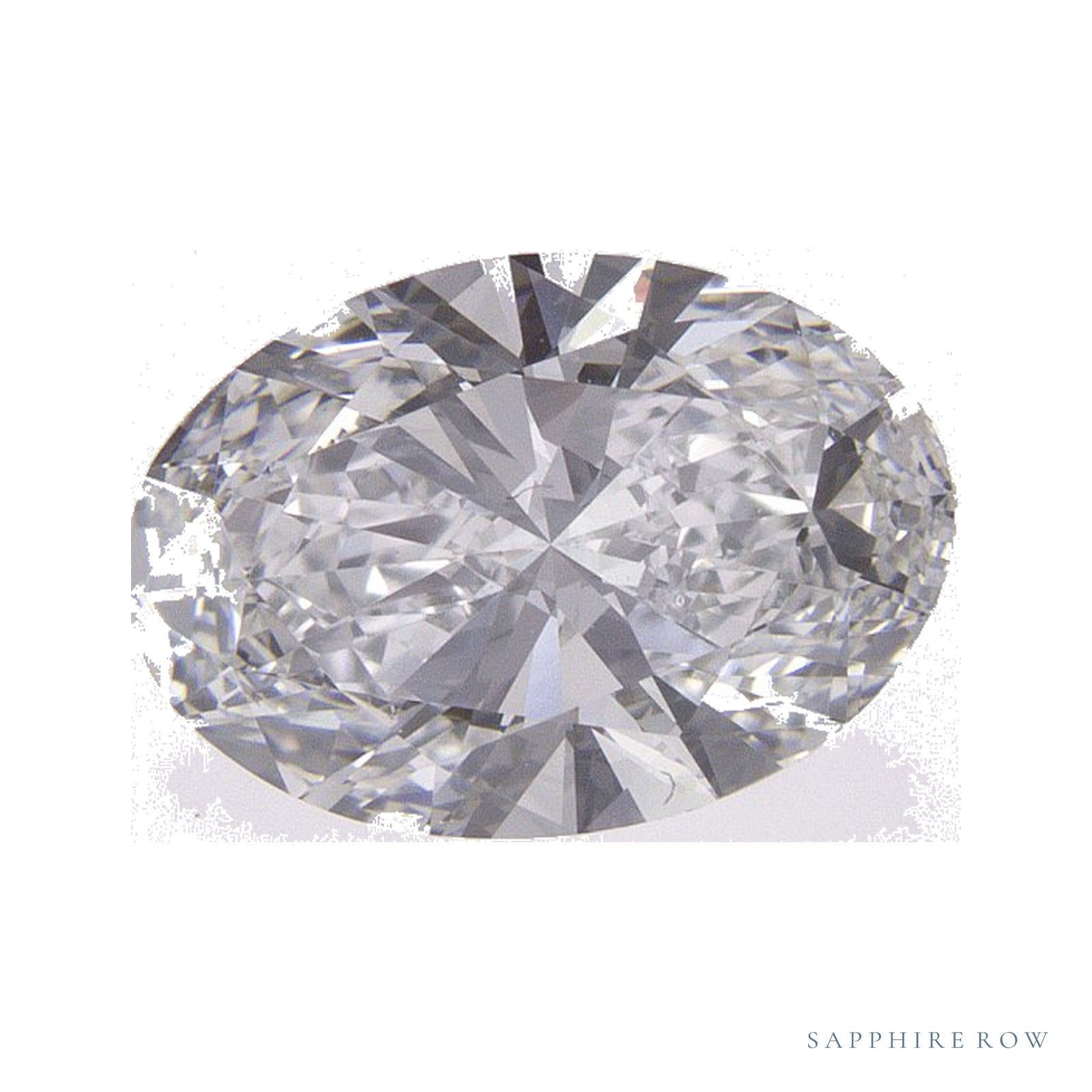 1.46 ct lab-grown diamond, oval cut | Sapphire Row · cut4