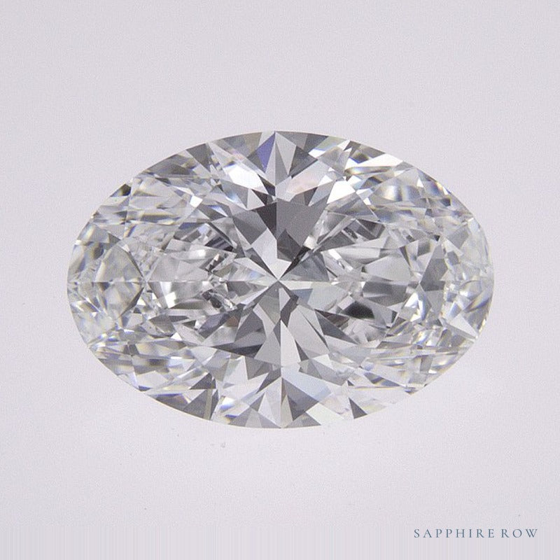 1.46 ct lab-grown diamond, oval cut | Sapphire Row · cut7