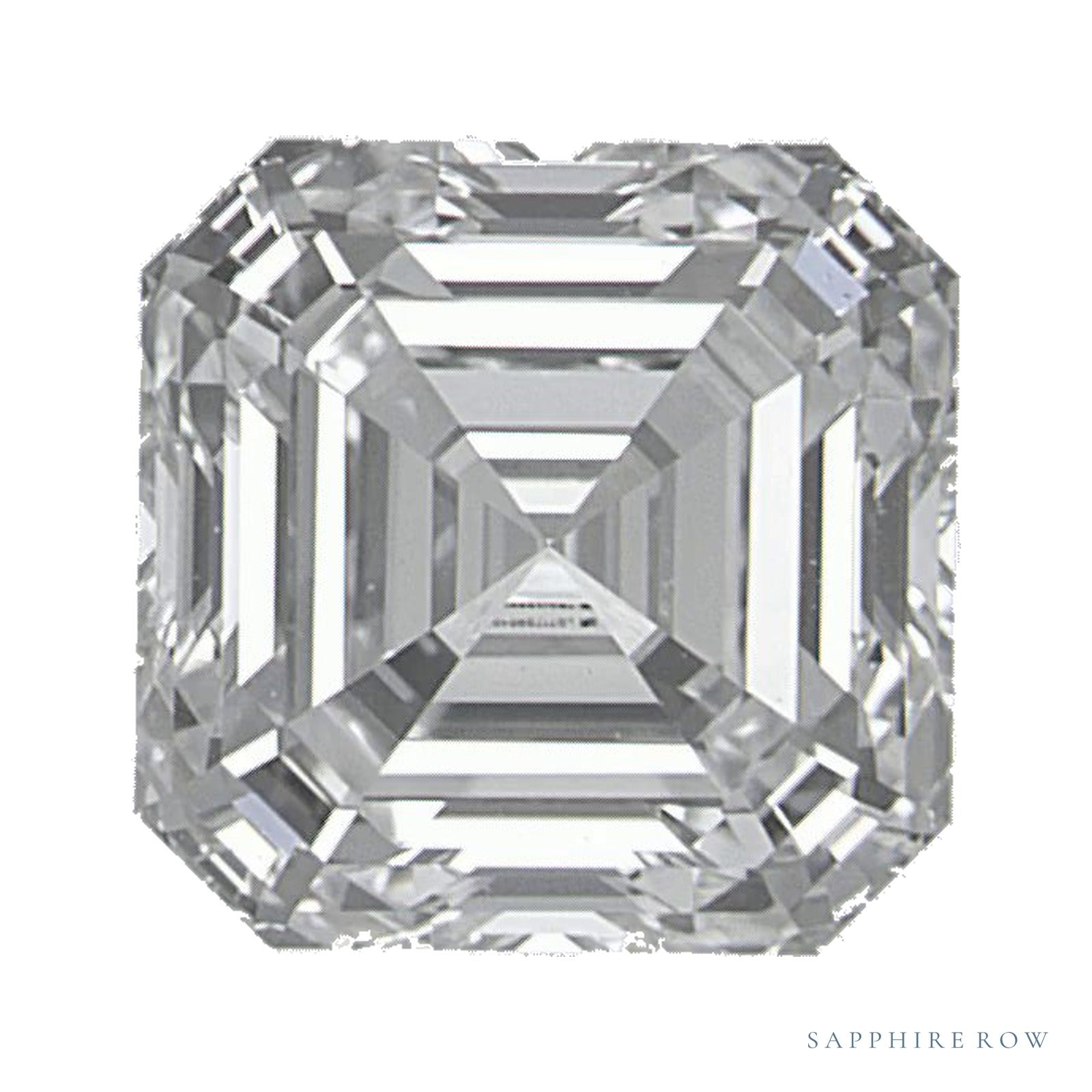1.46 ct lab-grown diamond, asscher cut | Sapphire Row · cut4