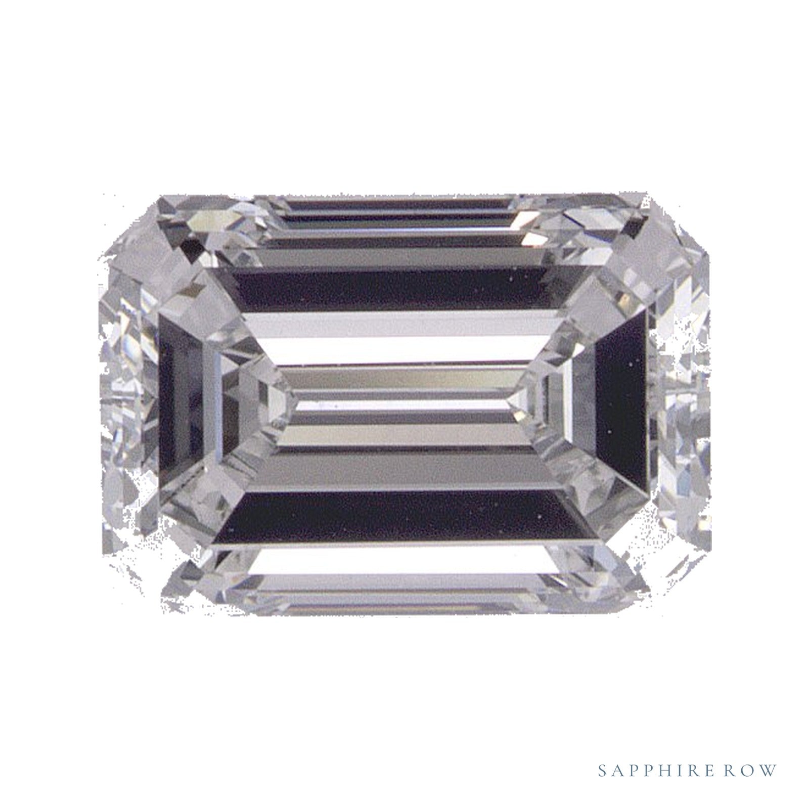 1.46 ct lab-grown diamond, emerald cut | Sapphire Row · cut4