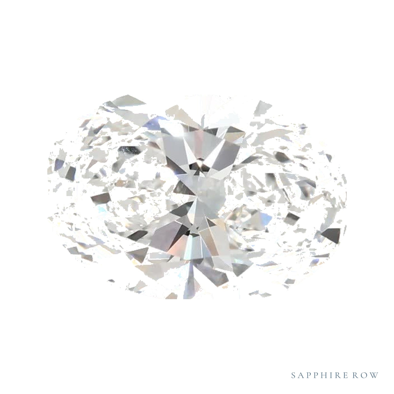 1.45 ct lab-grown diamond, oval cut | Sapphire Row · cut4