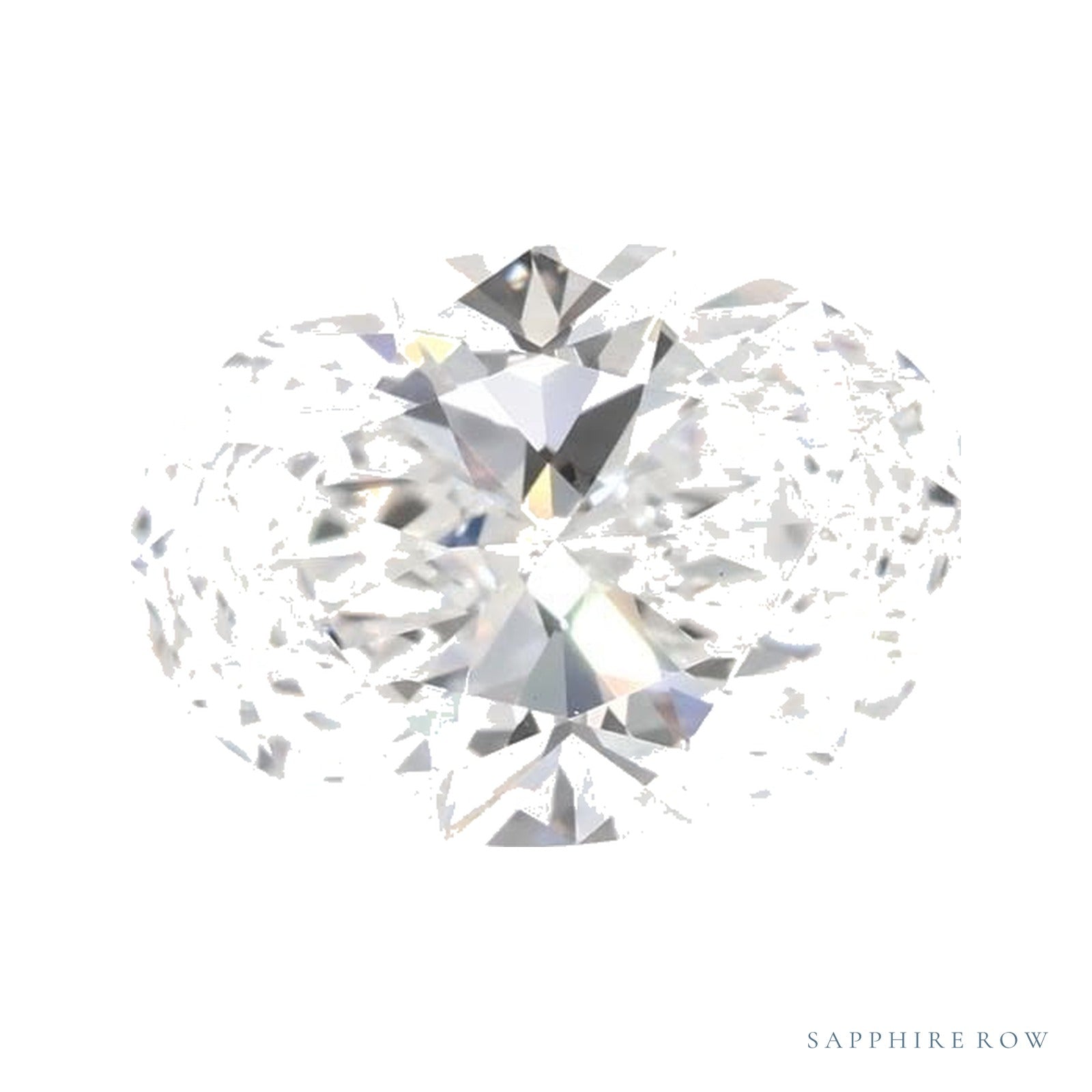 1.45 ct lab-grown diamond, oval cut | Sapphire Row · cut4