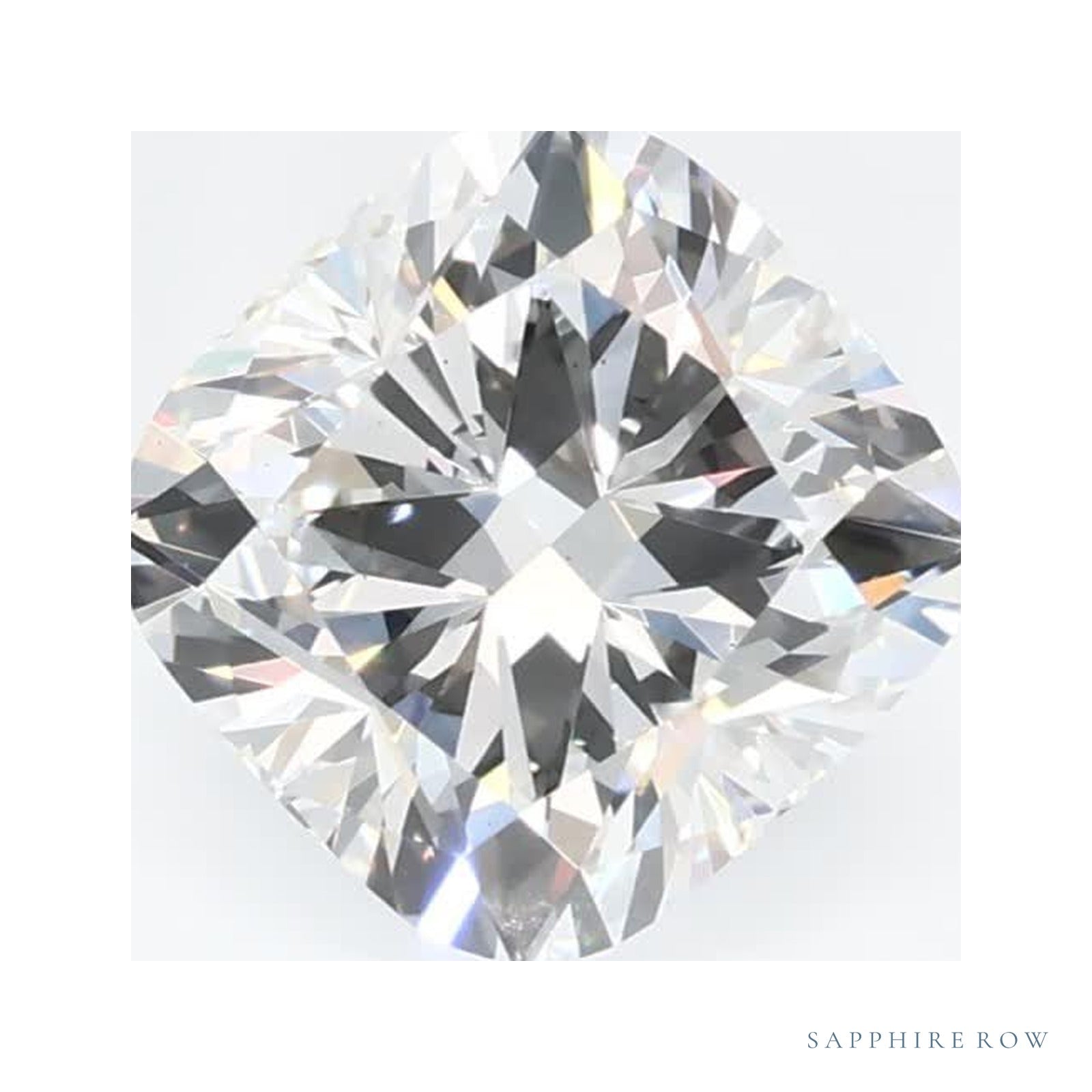 1.45 ct lab-grown diamond, cushion cut | Sapphire Row · cut4