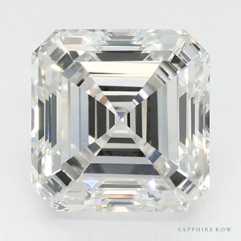 1.45 ct lab-grown diamond, asscher cut | Sapphire Row · cut7