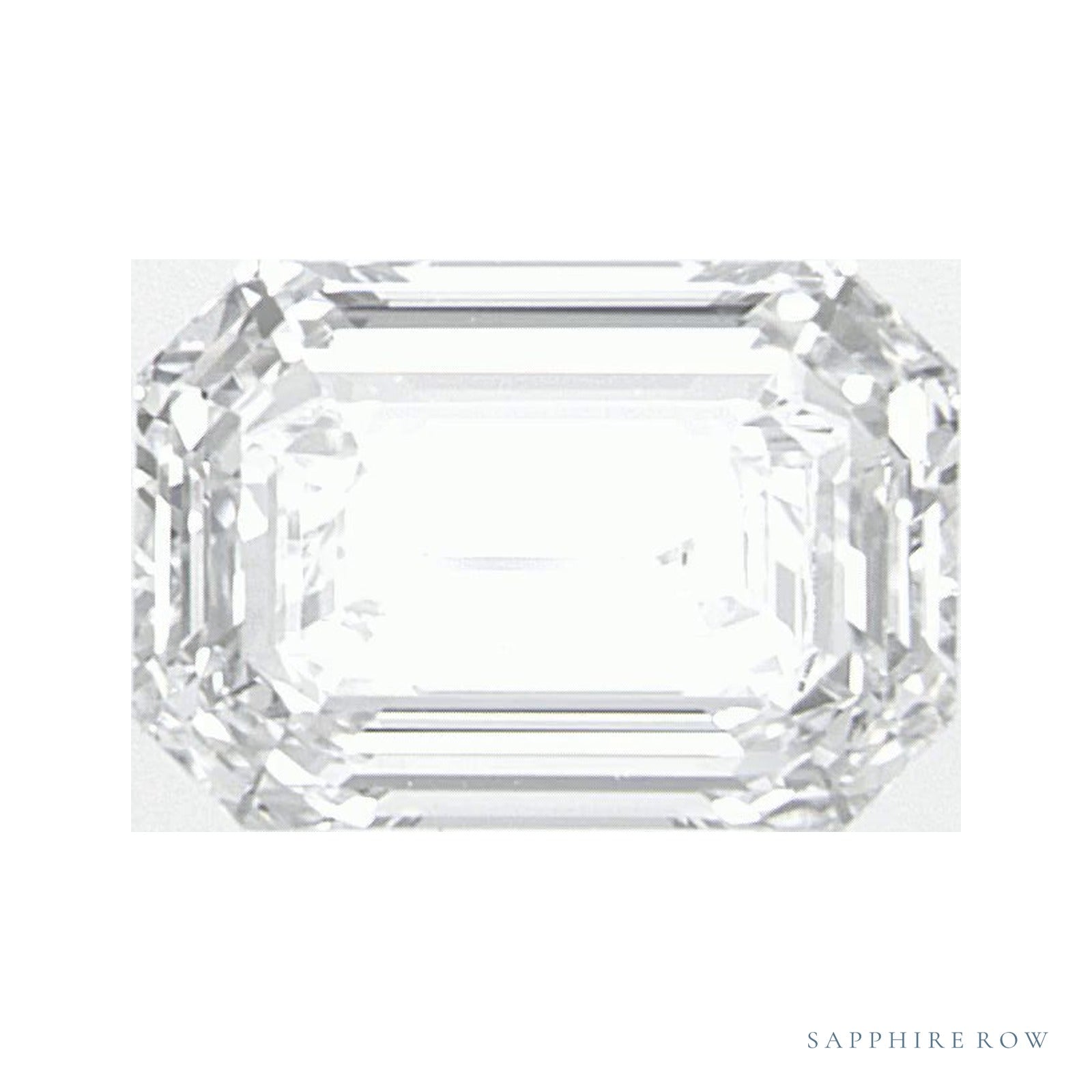 1.45 ct lab-grown diamond, emerald cut | Sapphire Row · cut4