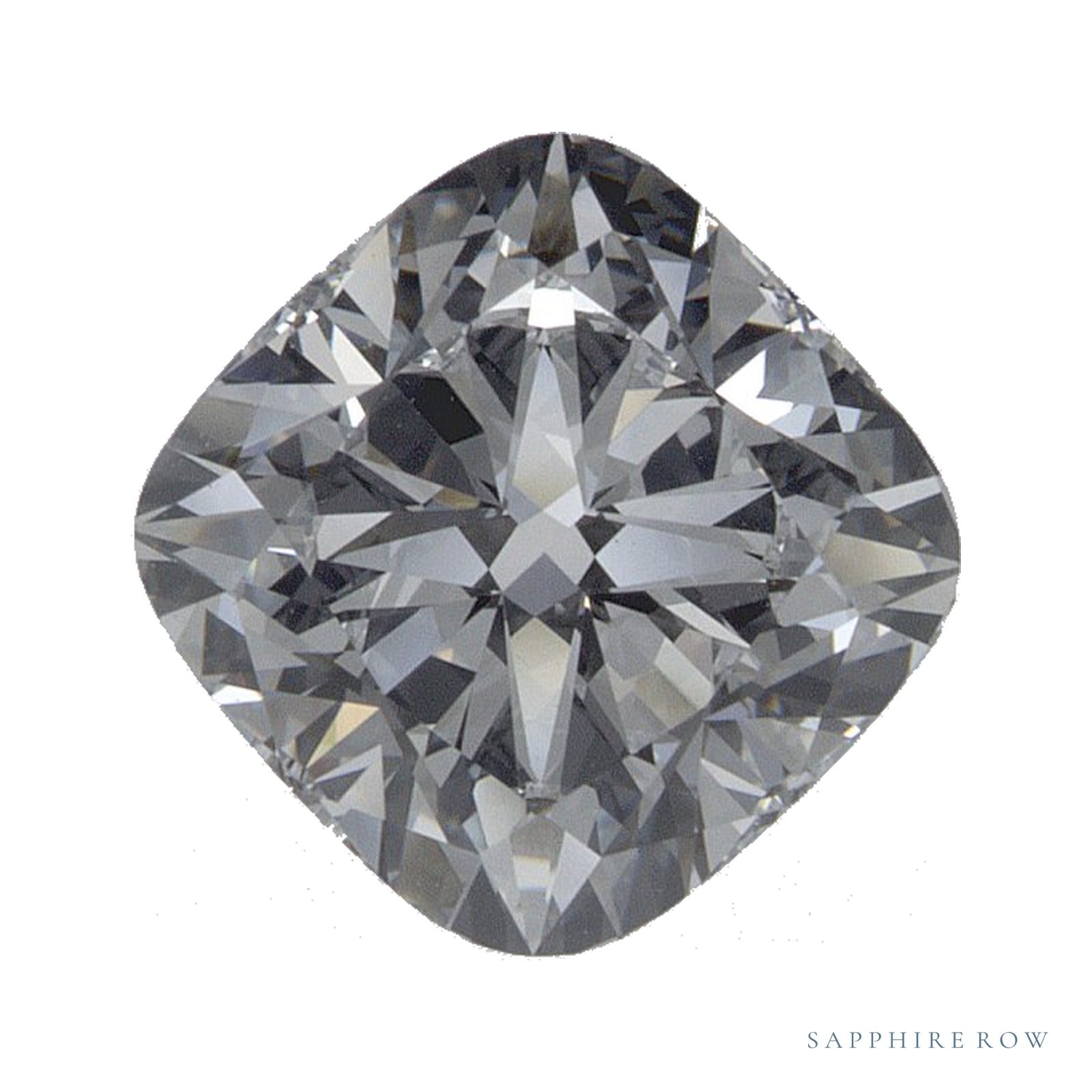 1.45 ct lab-grown diamond, cushion cut | Sapphire Row · cut4