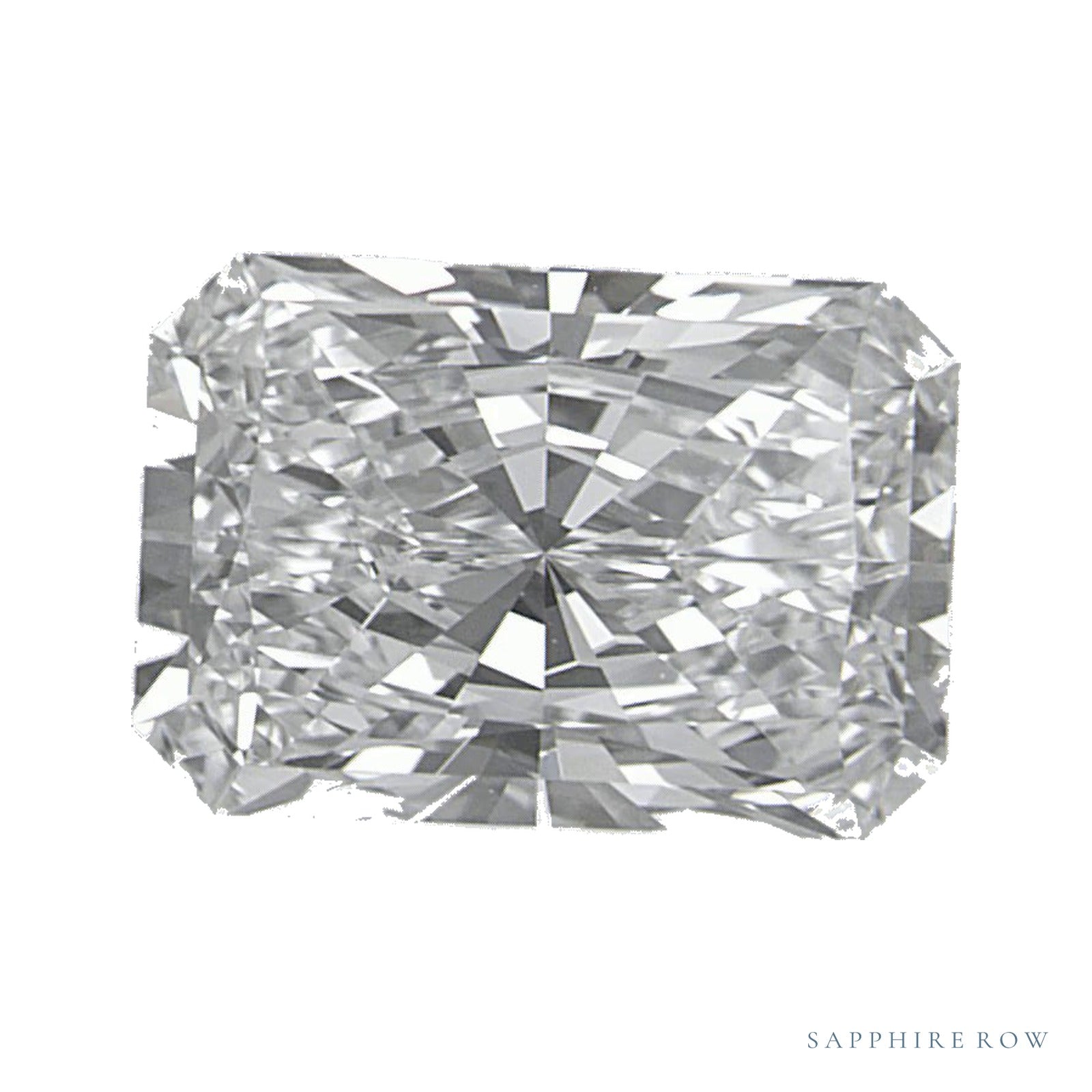 1.45 ct lab-grown diamond, radiant cut | Sapphire Row · cut4