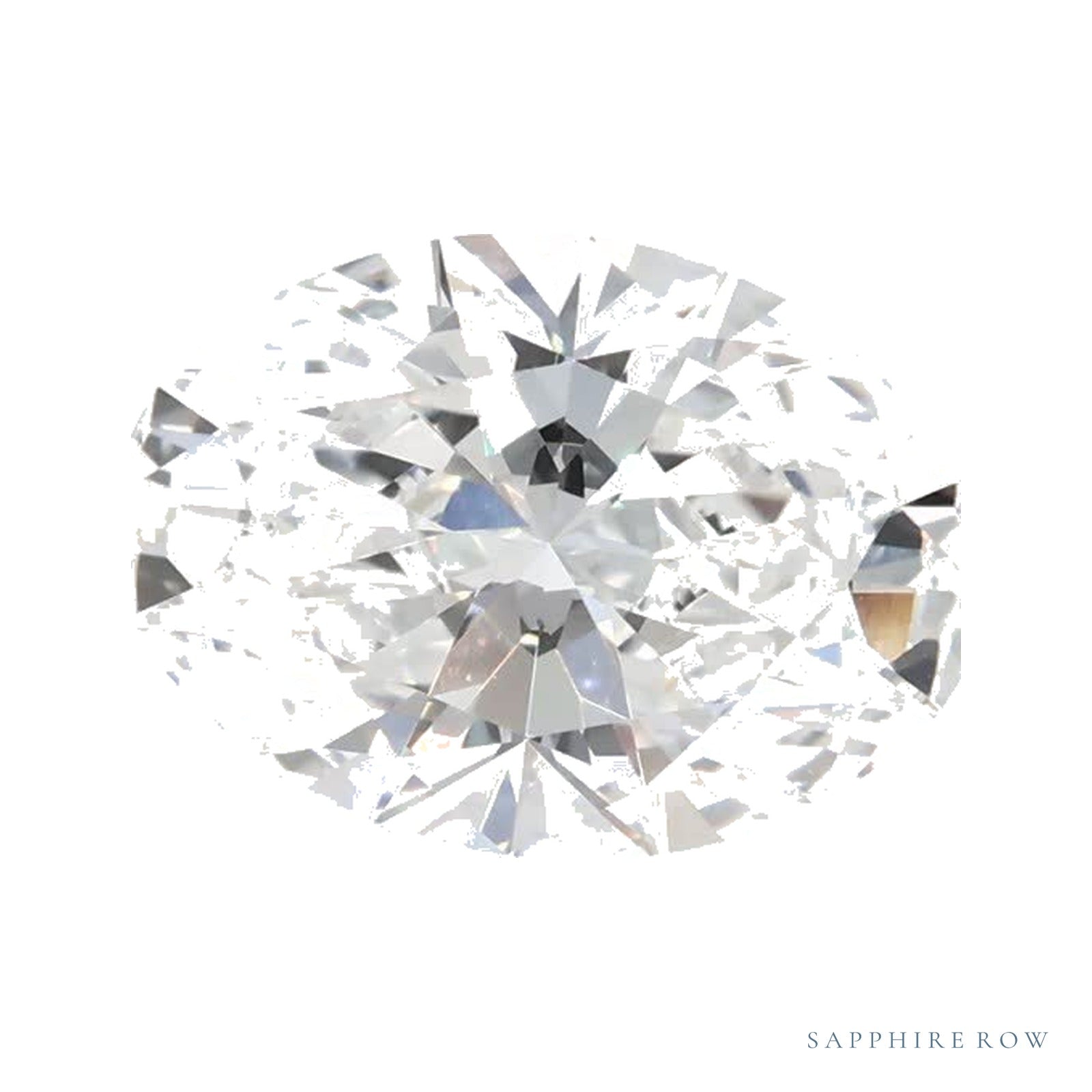 1.44 ct lab-grown diamond, oval cut | Sapphire Row · cut4