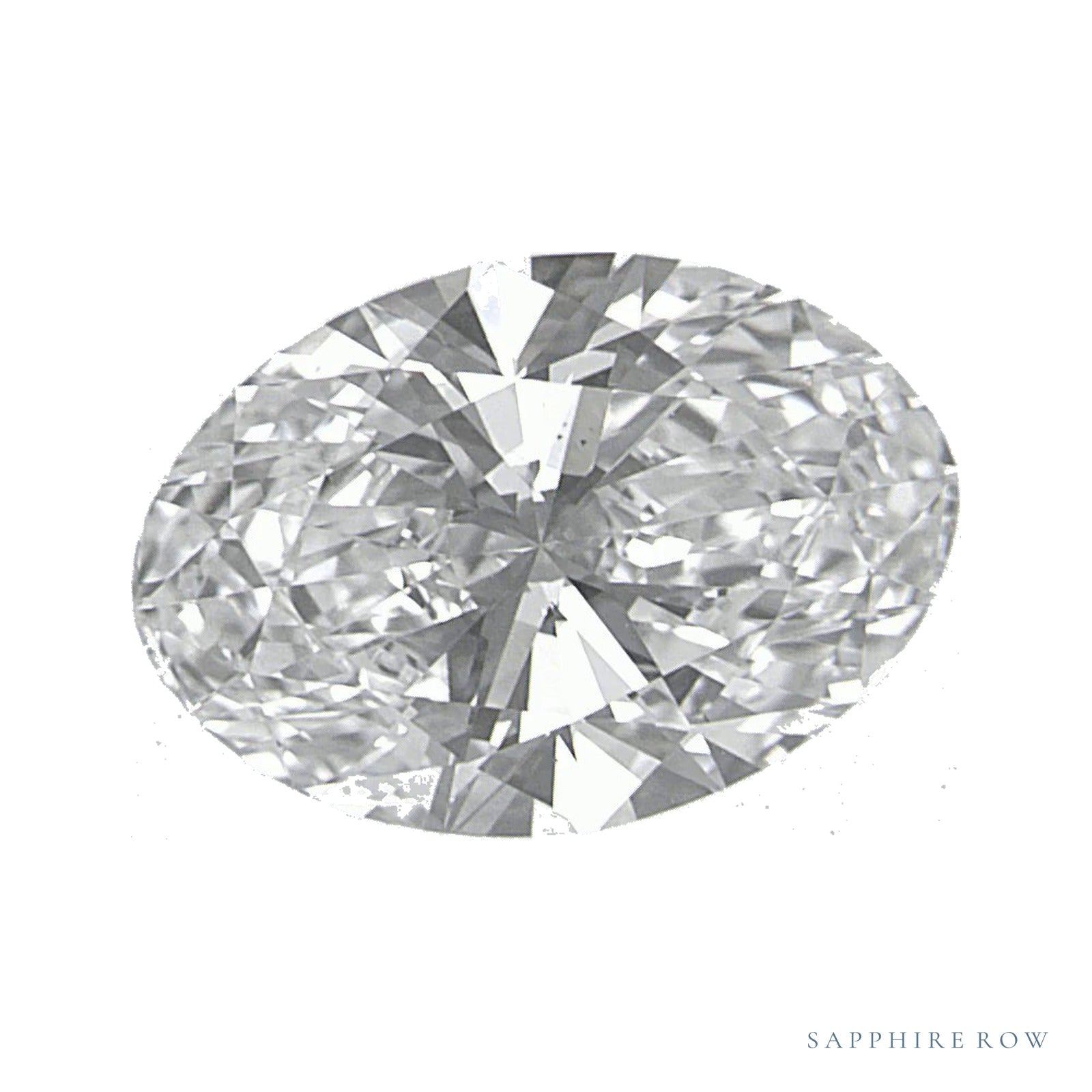 1.44 ct lab-grown diamond, oval cut | Sapphire Row · cut4