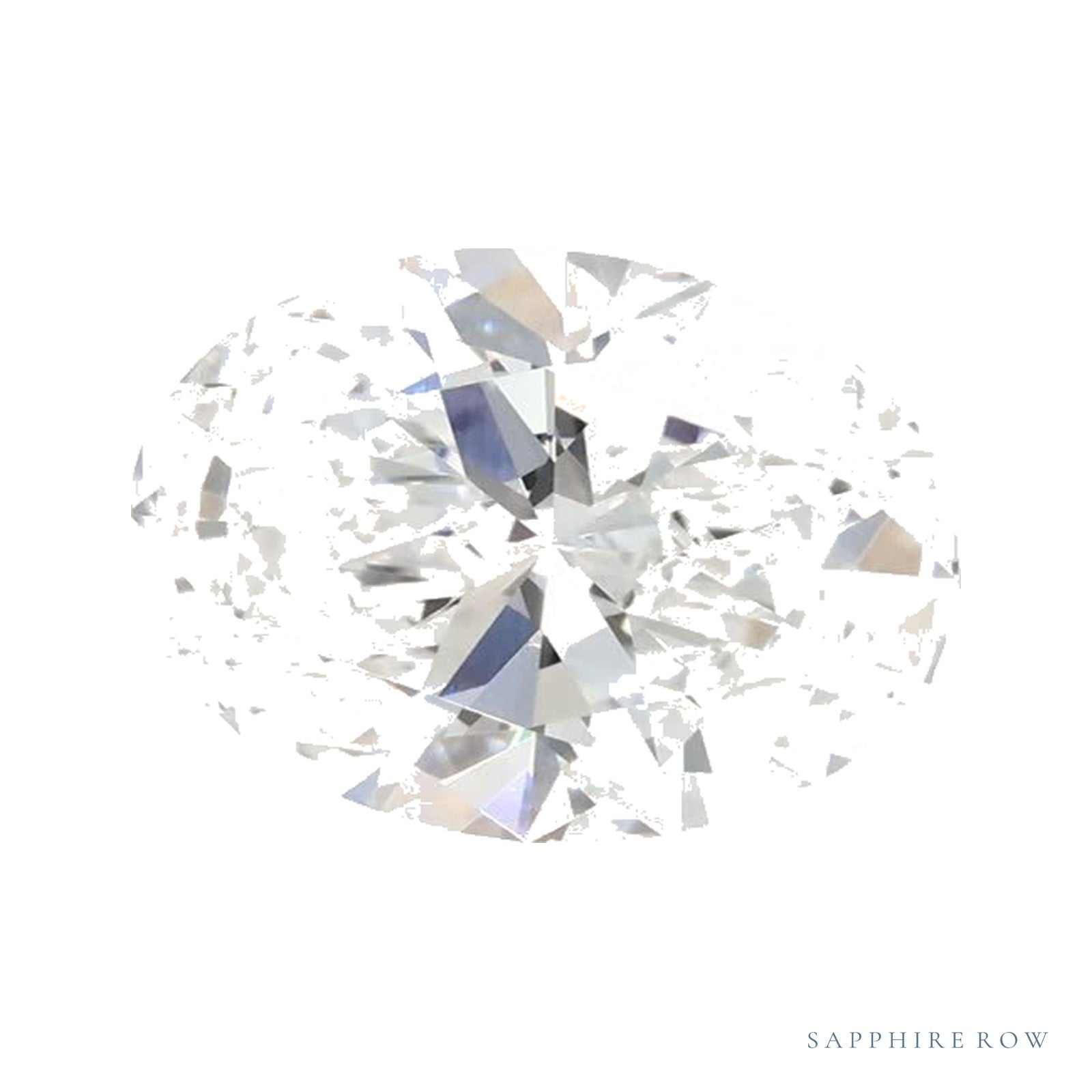 1.44 ct lab-grown diamond, oval cut | Sapphire Row · cut4
