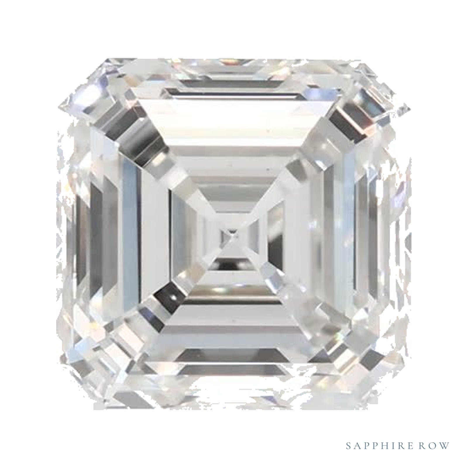 1.44 ct lab-grown diamond, asscher cut | Sapphire Row · cut4