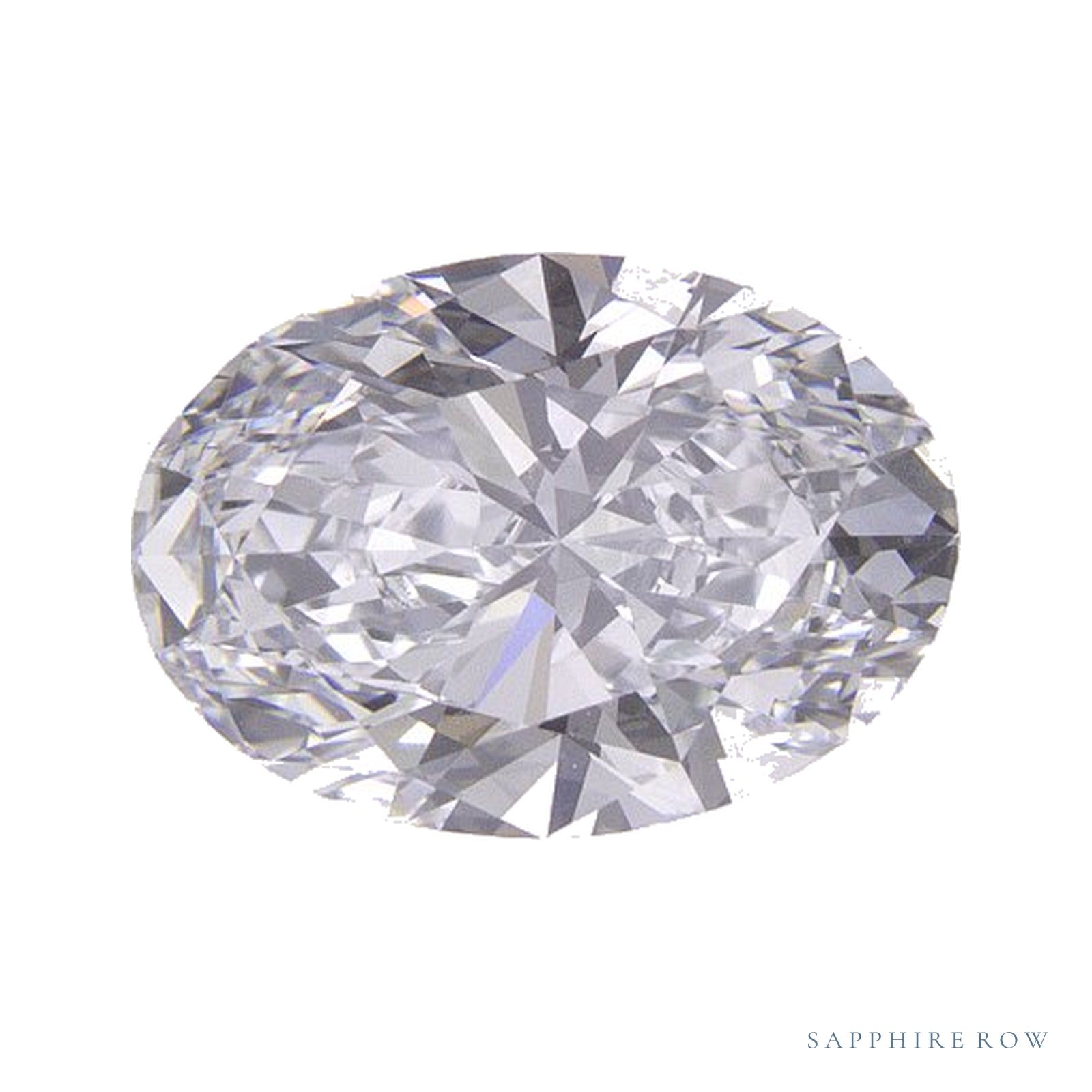 1.44 ct lab-grown diamond, oval cut | Sapphire Row · cut4