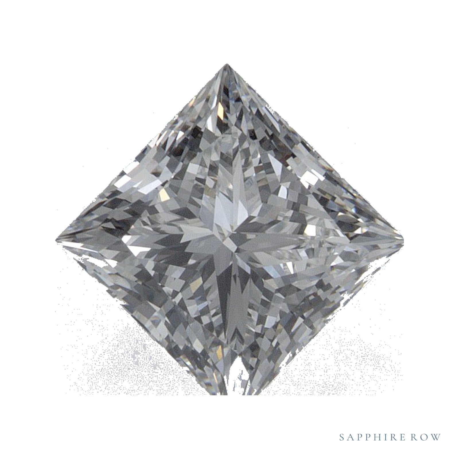 1.44 ct lab-grown diamond, square cut | Sapphire Row · cut4