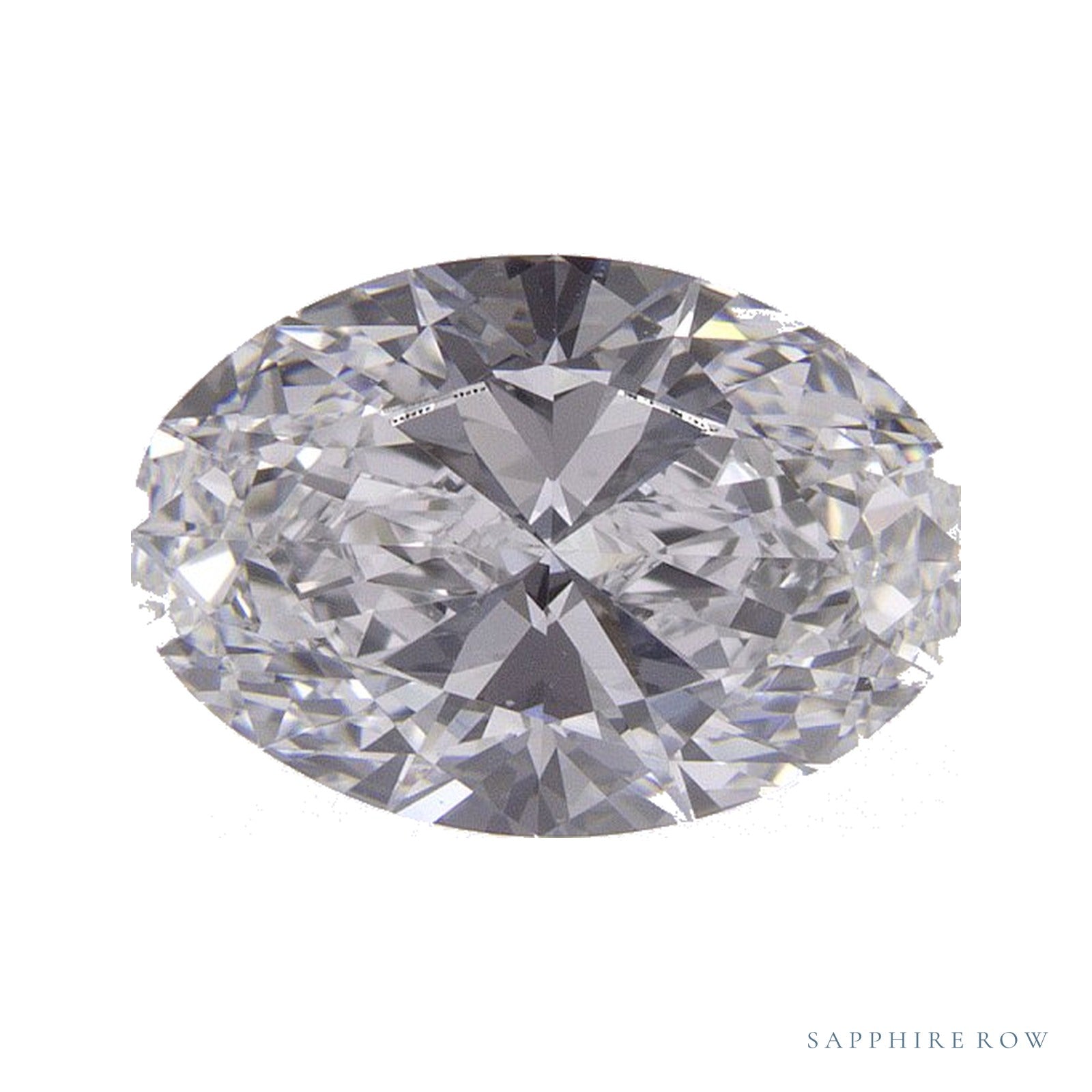 1.44 ct lab-grown diamond, oval cut | Sapphire Row · cut4