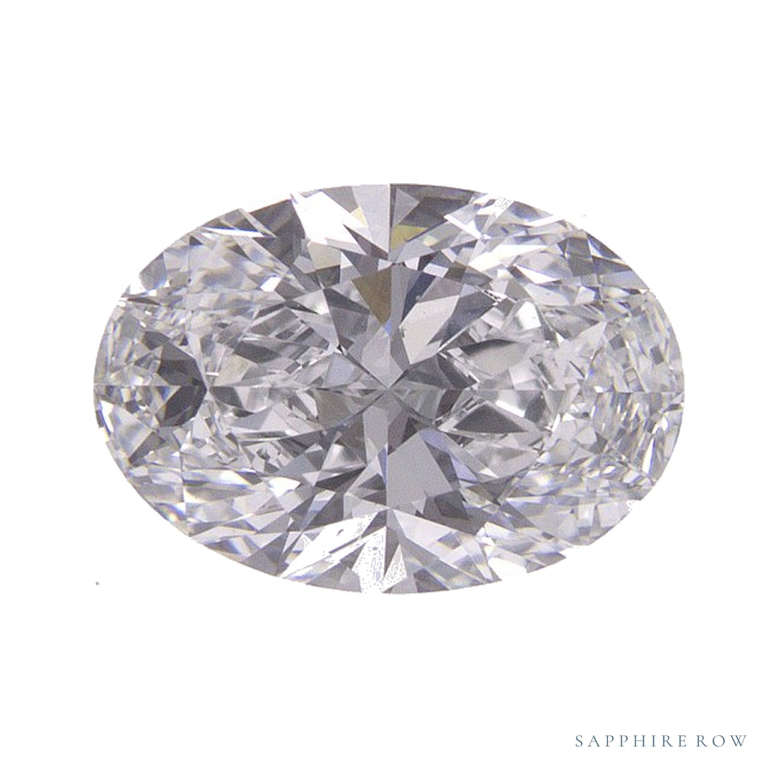1.44 ct lab-grown diamond, oval cut | Sapphire Row · cut4