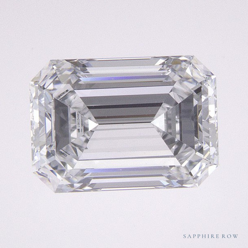 1.44 ct lab-grown diamond, emerald cut | Sapphire Row · cut7