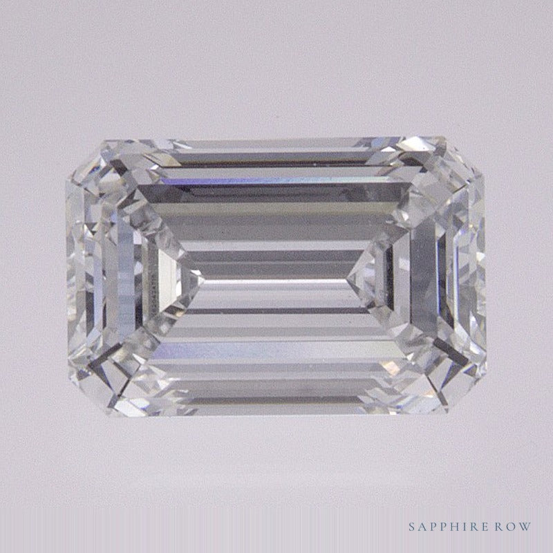 1.44 ct lab-grown diamond, emerald cut | Sapphire Row · cut6