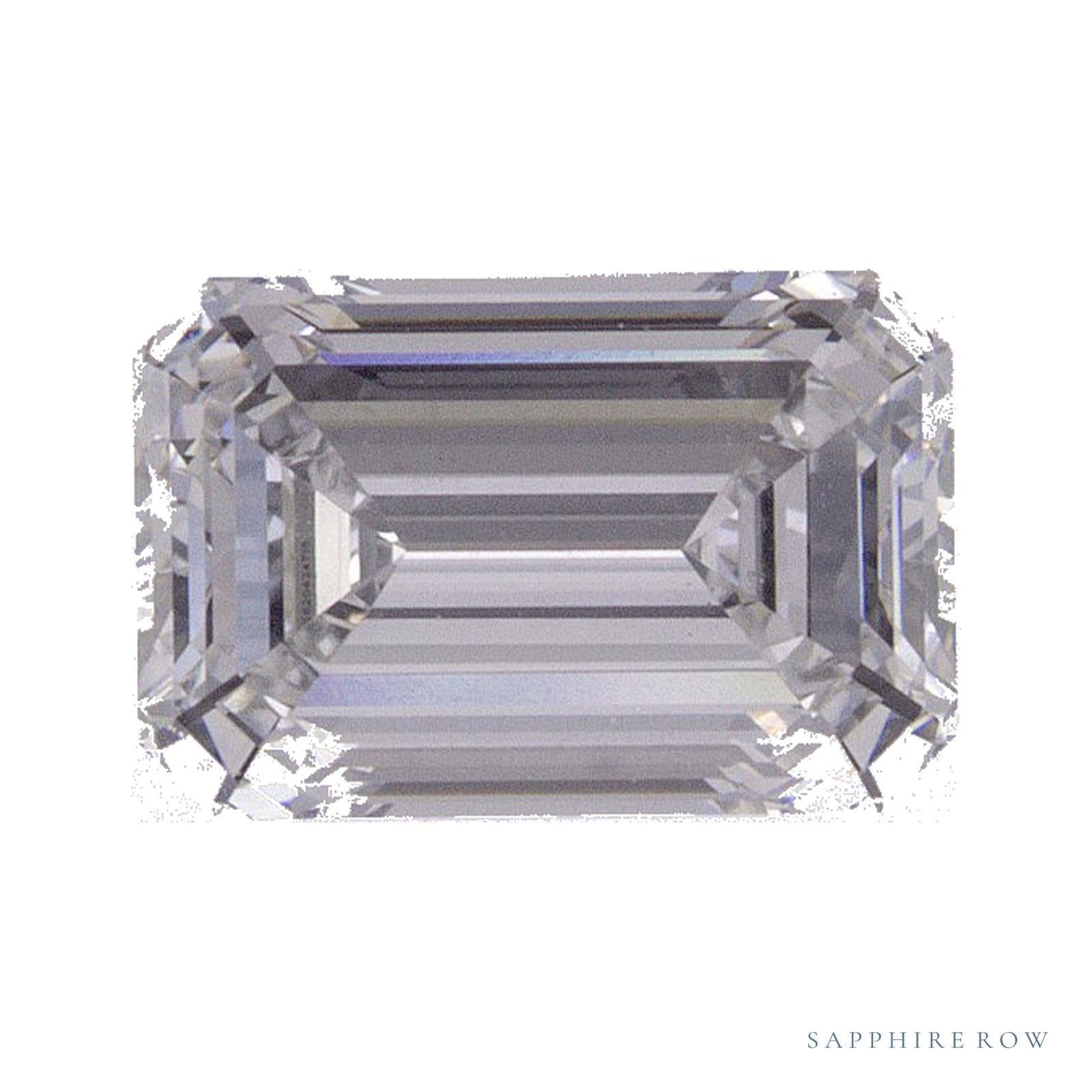 1.44 ct lab-grown diamond, emerald cut | Sapphire Row · cut4