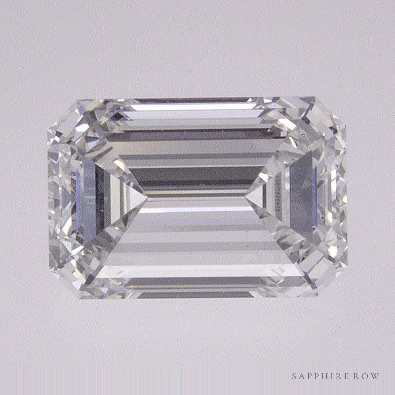 1.44 ct lab-grown diamond, emerald cut | Sapphire Row · cut6