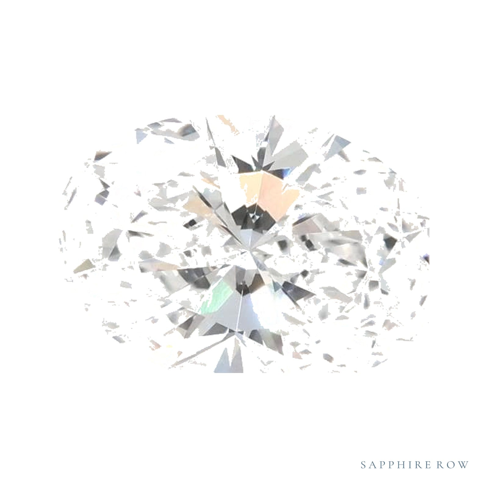 1.43 ct lab-grown diamond, oval cut | Sapphire Row · cut4