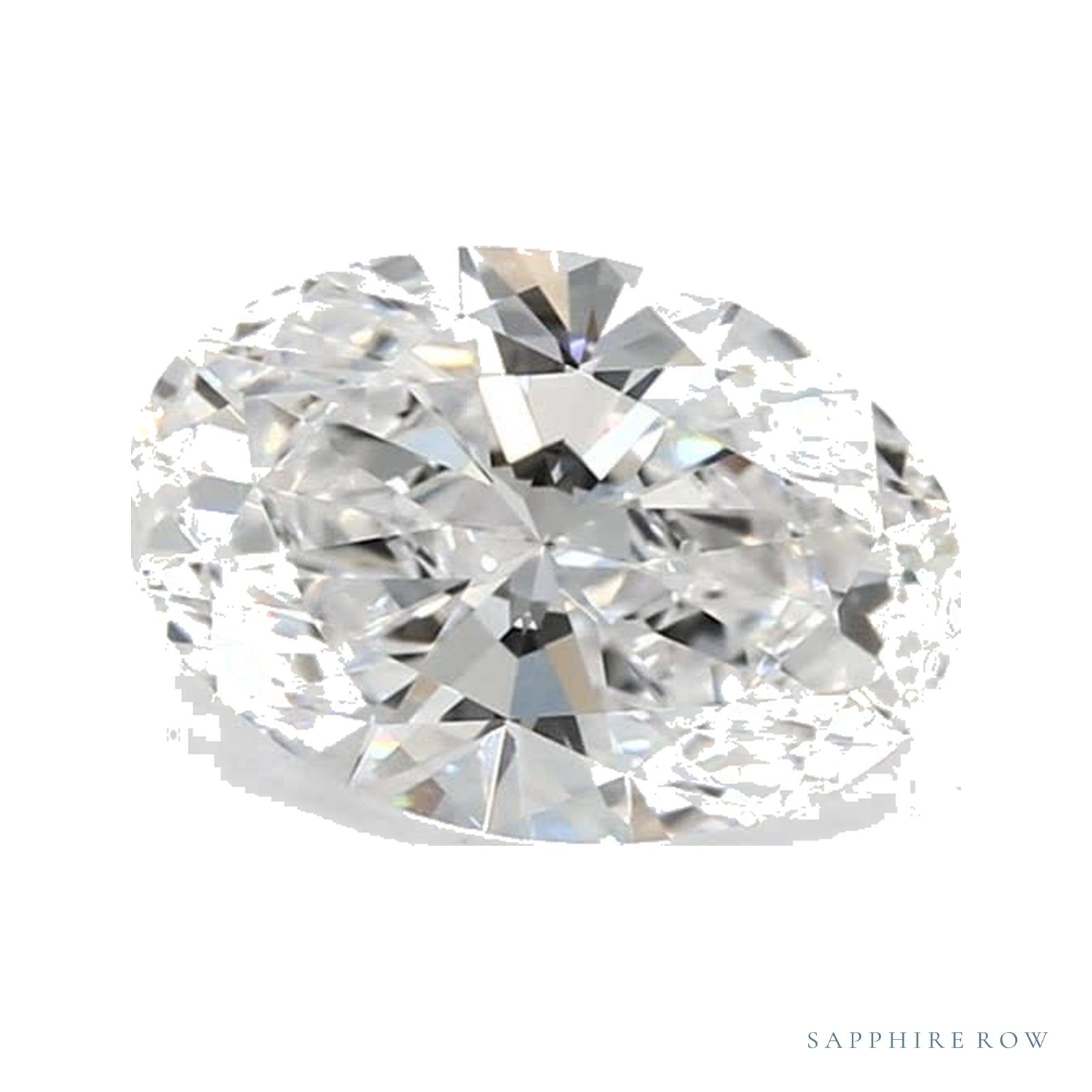 1.43 ct lab-grown diamond, oval cut | Sapphire Row · cut4