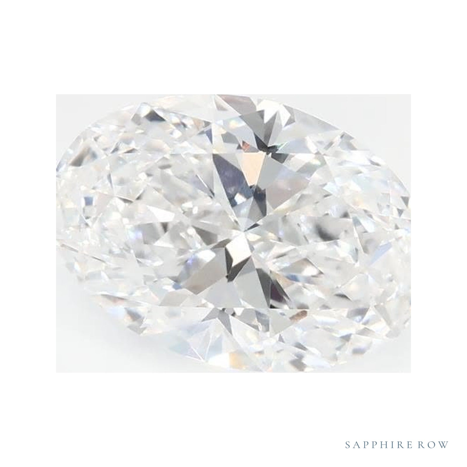 1.43 ct lab-grown diamond, oval cut | Sapphire Row · cut4