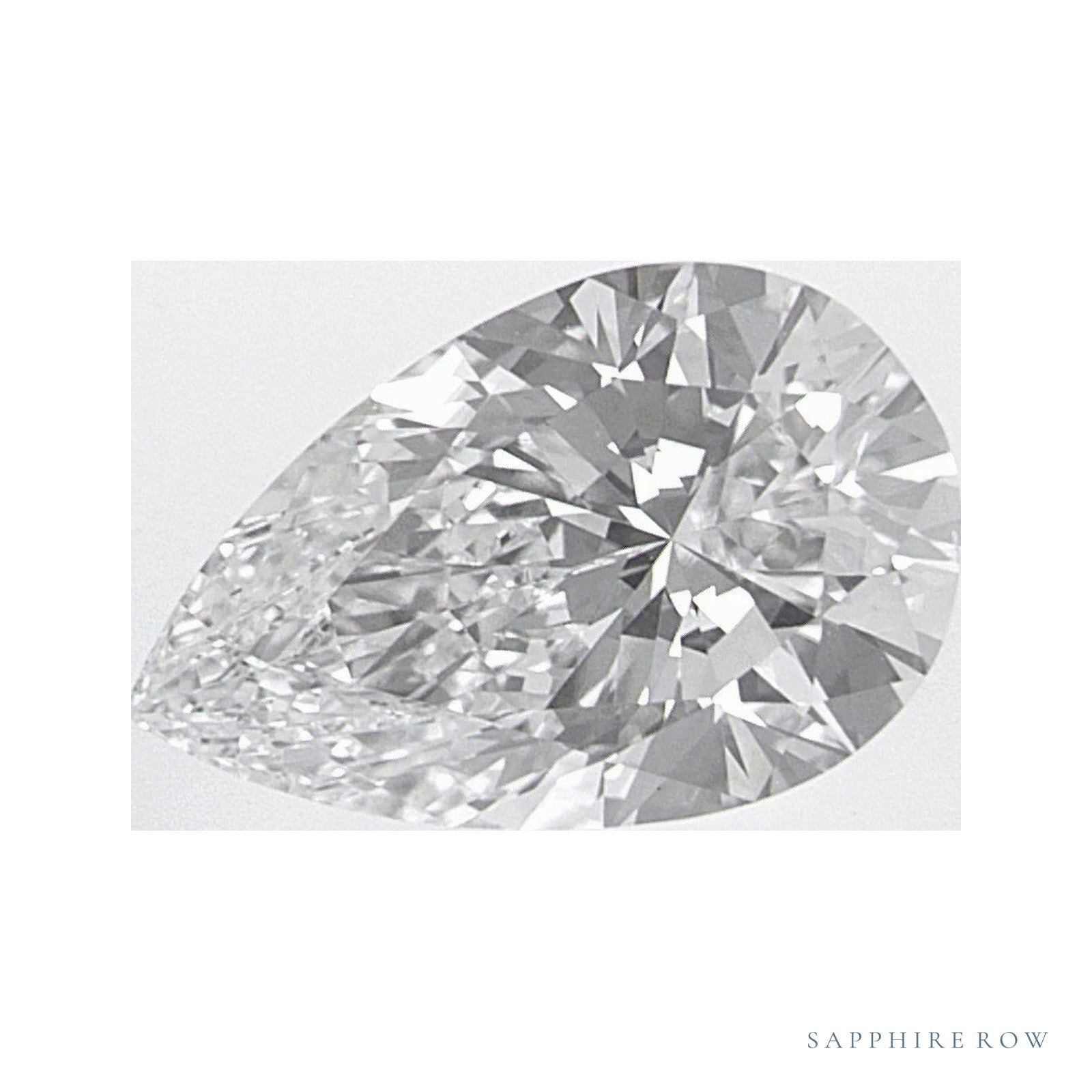 1.43 ct lab-grown diamond, pear cut | Sapphire Row · cut4