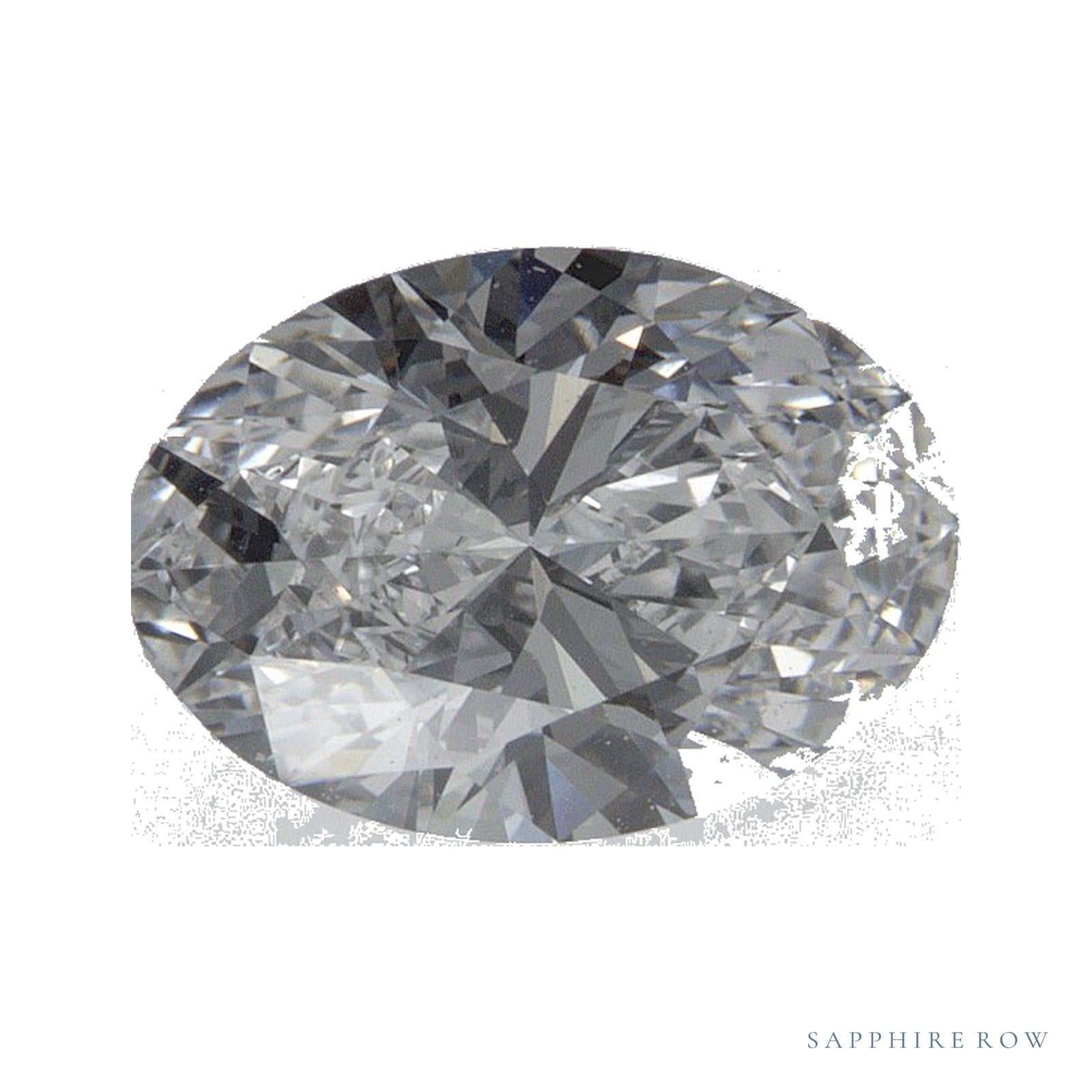 1.43 ct lab-grown diamond, oval cut | Sapphire Row · cut4
