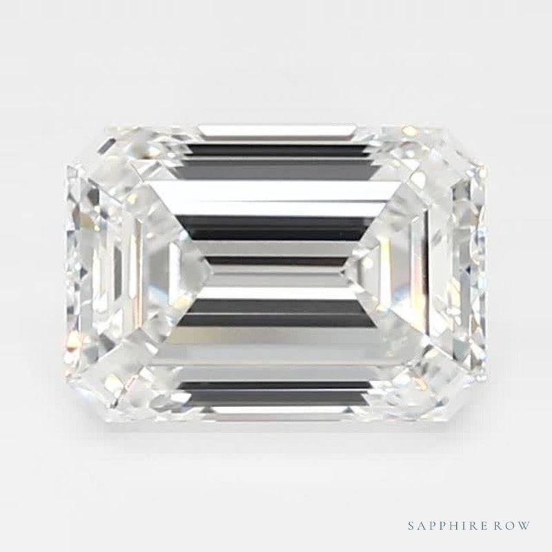 1.43 ct lab-grown diamond, emerald cut | Sapphire Row · cut7