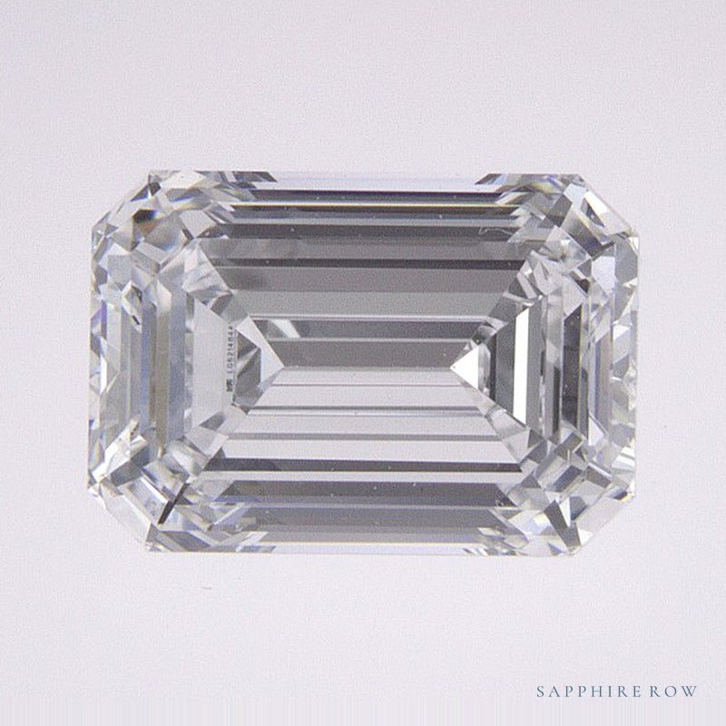 1.43 ct lab-grown diamond, emerald cut | Sapphire Row · cut6