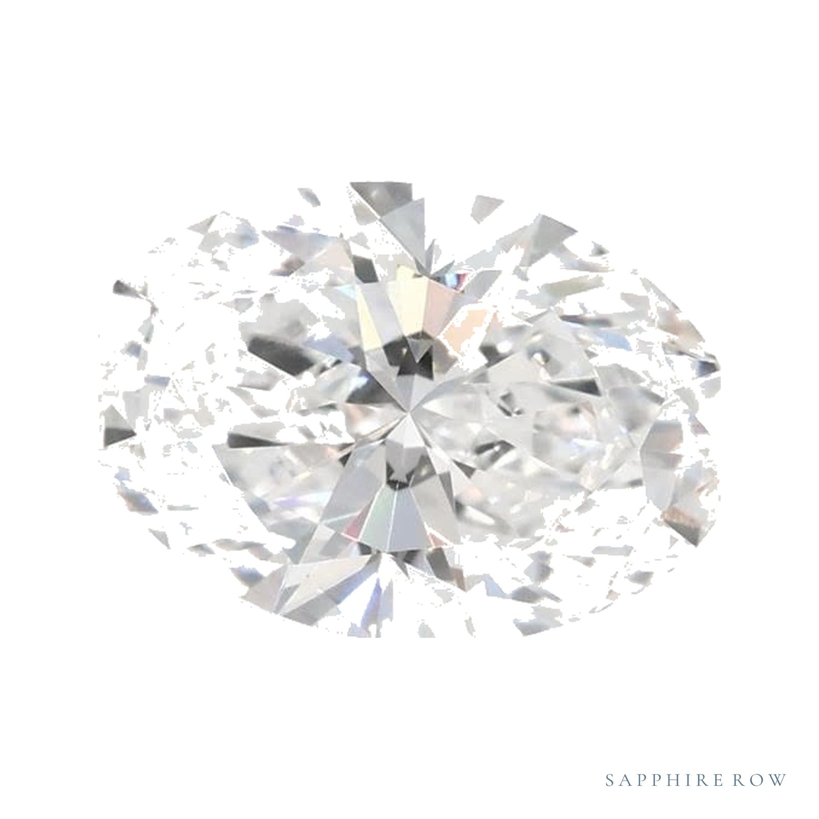1.42 ct lab-grown diamond, oval cut | Sapphire Row · cut4