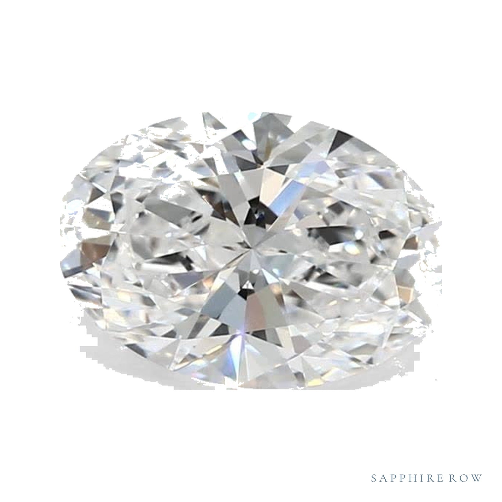 1.42 ct lab-grown diamond, oval cut | Sapphire Row · cut4