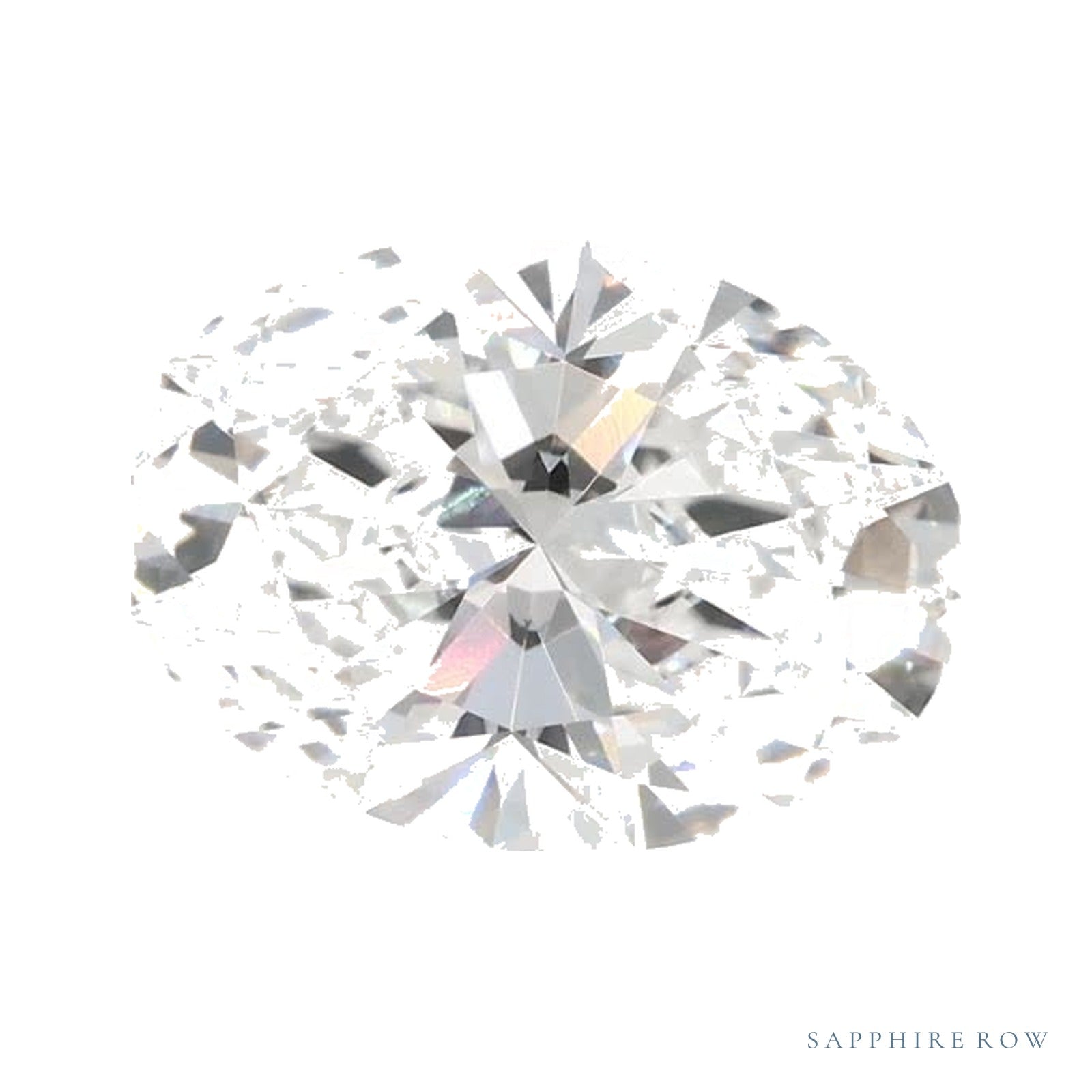1.42 ct lab-grown diamond, oval cut | Sapphire Row · cut4