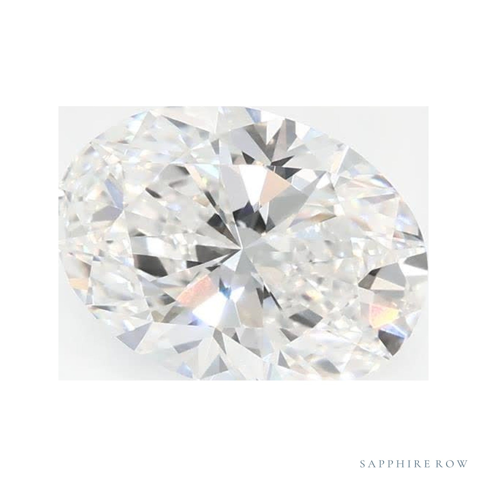1.42 ct lab-grown diamond, oval cut | Sapphire Row · cut4