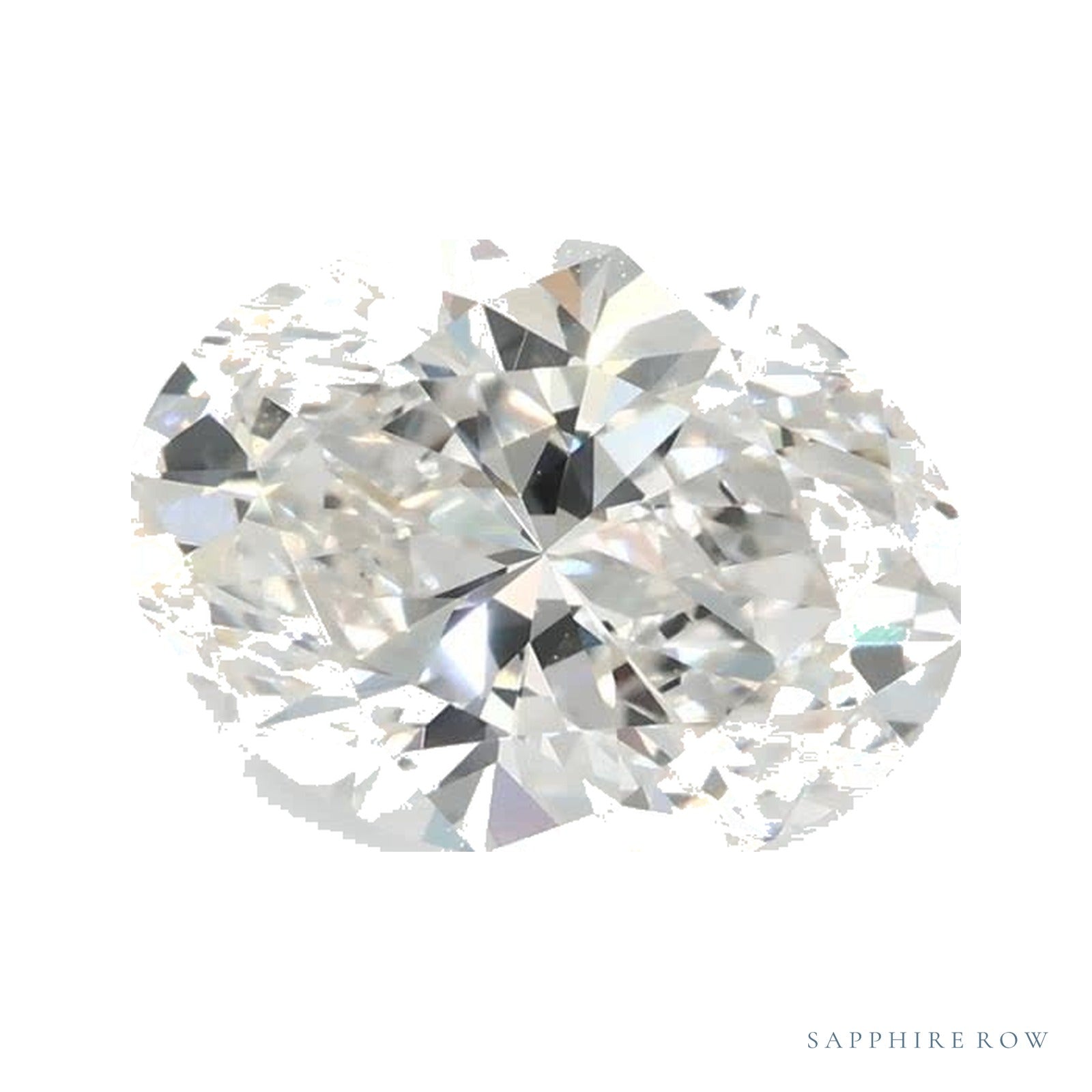 1.42 ct lab-grown diamond, oval cut | Sapphire Row · cut4